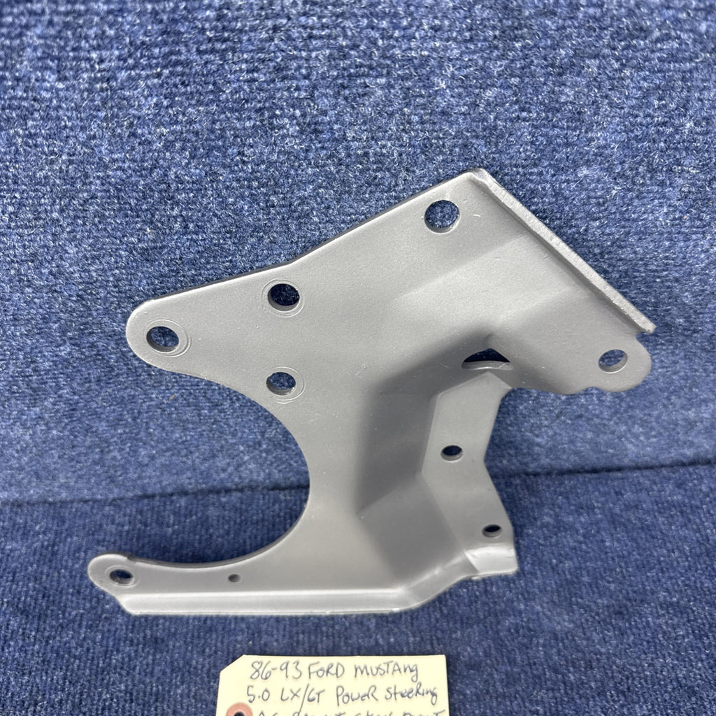86-93 FORD MUSTANG 5.0 LX GT POWER STEERING AC A/C PUMP STEEL BRACKET MOUNT OEM