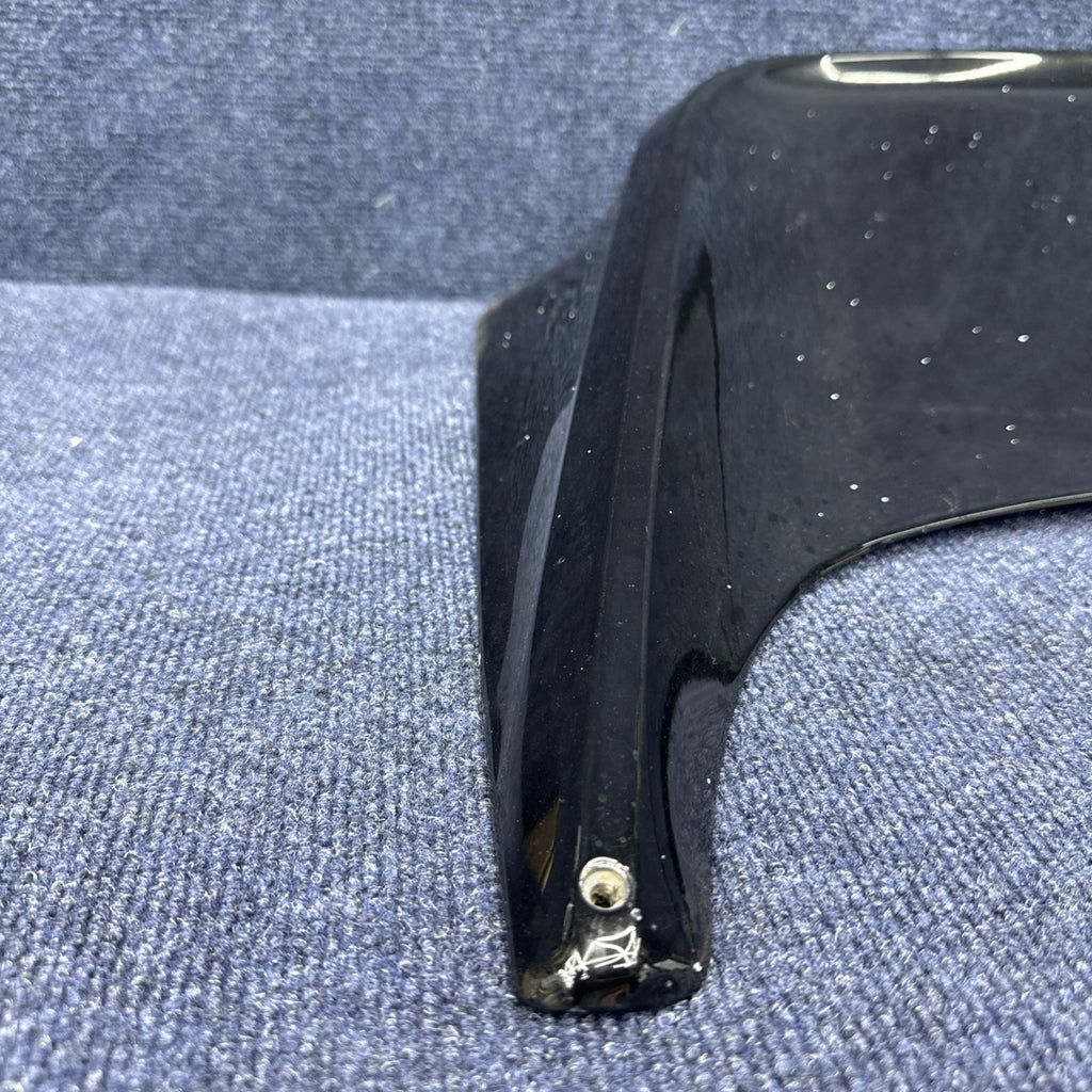 86-93 Ford MUSTANG LX HATCHBACK OEM REAR FIBERGLASS SPOILER W/LIGHT WING Black
