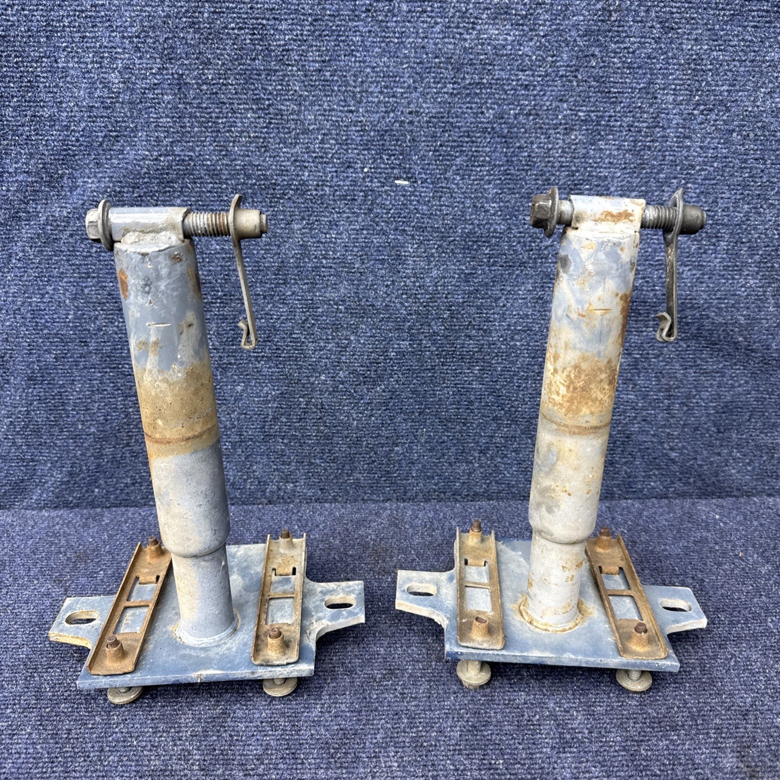 87-89 Ford Mustang Front Bumper Shock Absorbers Impact Crash Core Support Bars