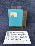 1990-93 Ford Mustang SRS Module Diagnostic Monitor Safetybag OEM E90B-14A624-BA