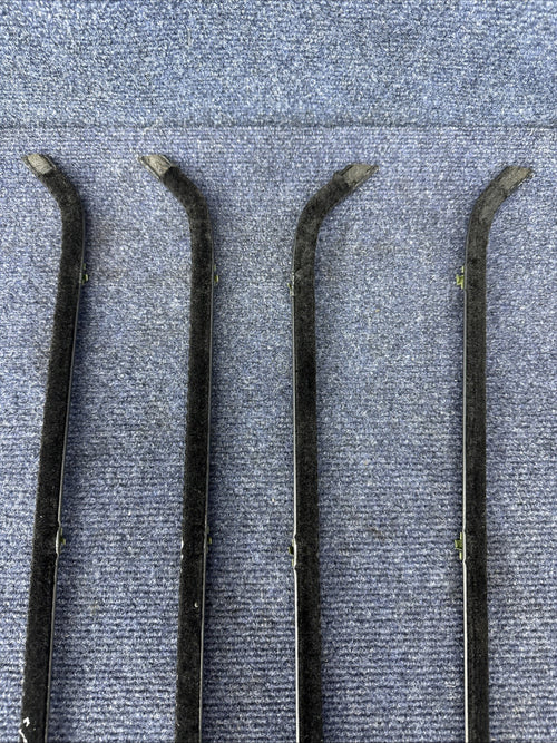 1964 1965 1966 CHEVY GMC TRUCK DOOR WINDOW FELTS Black Rh Lh 4pc Set 64-45982