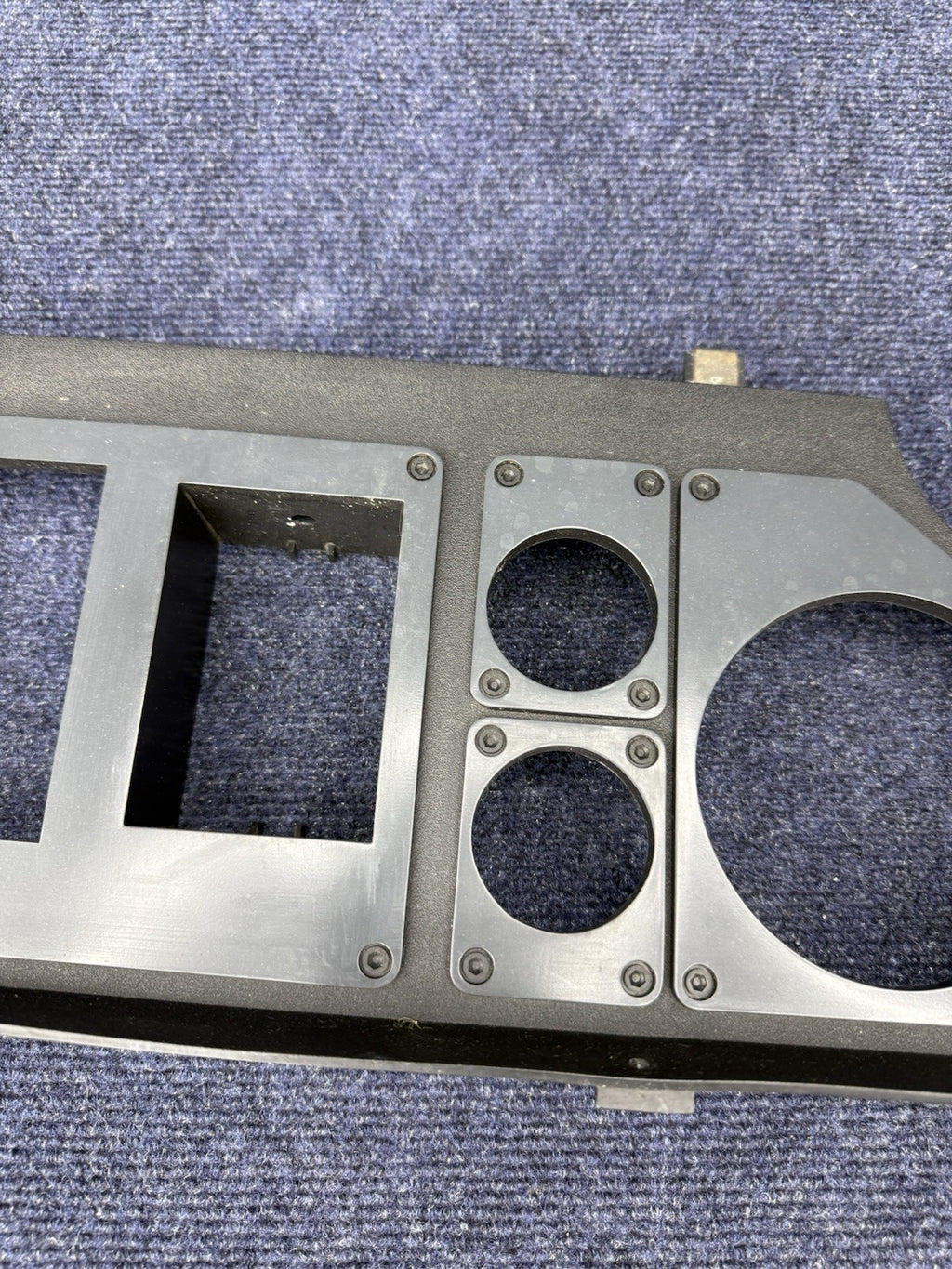 1985 1986 Ford Mustang Gt Grey Black Instrument Gauge Cluster Dash Trim Bezel