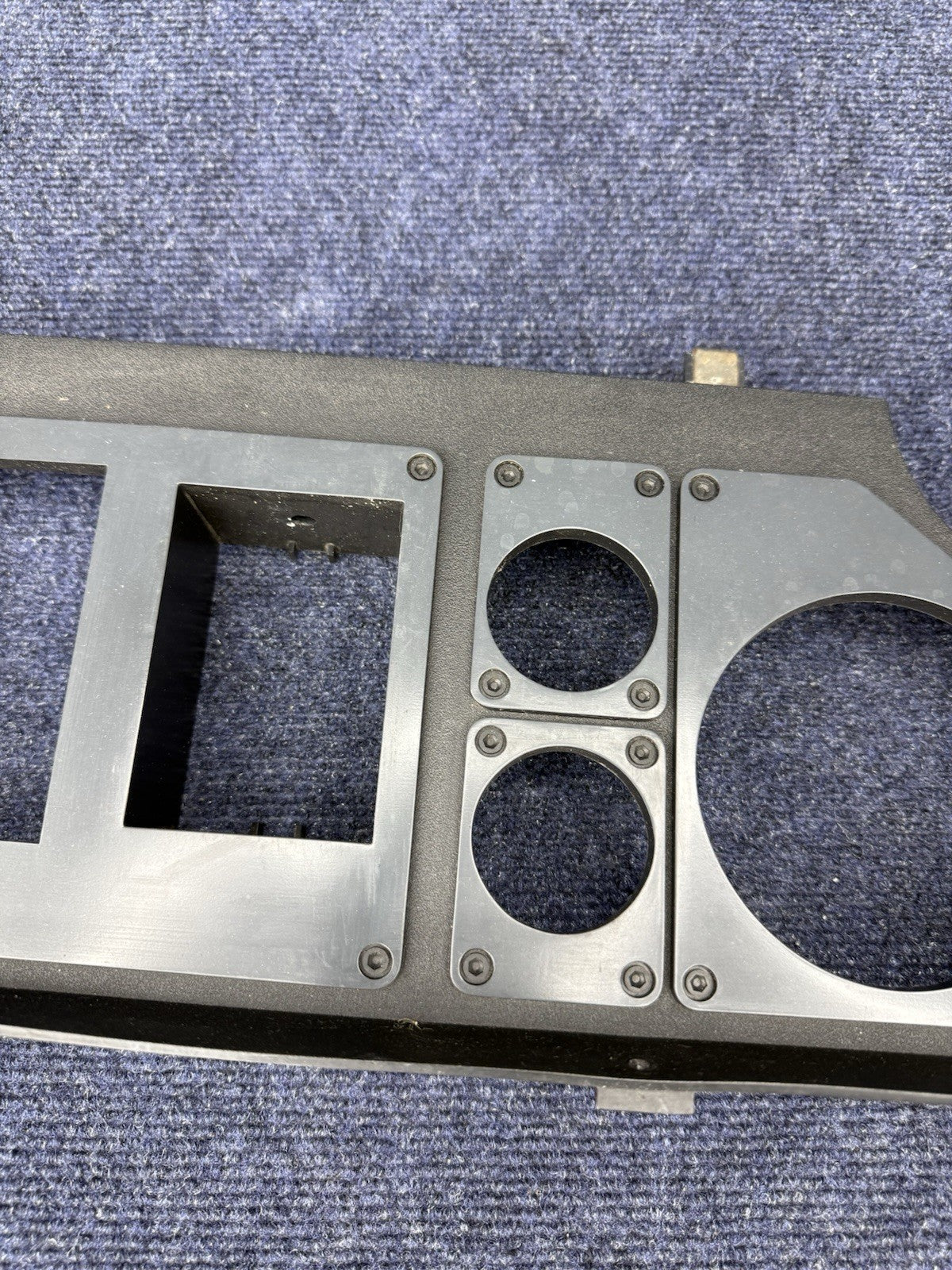 1985 1986 Ford Mustang Gt Grey Black Instrument Gauge Cluster Dash Trim Bezel
