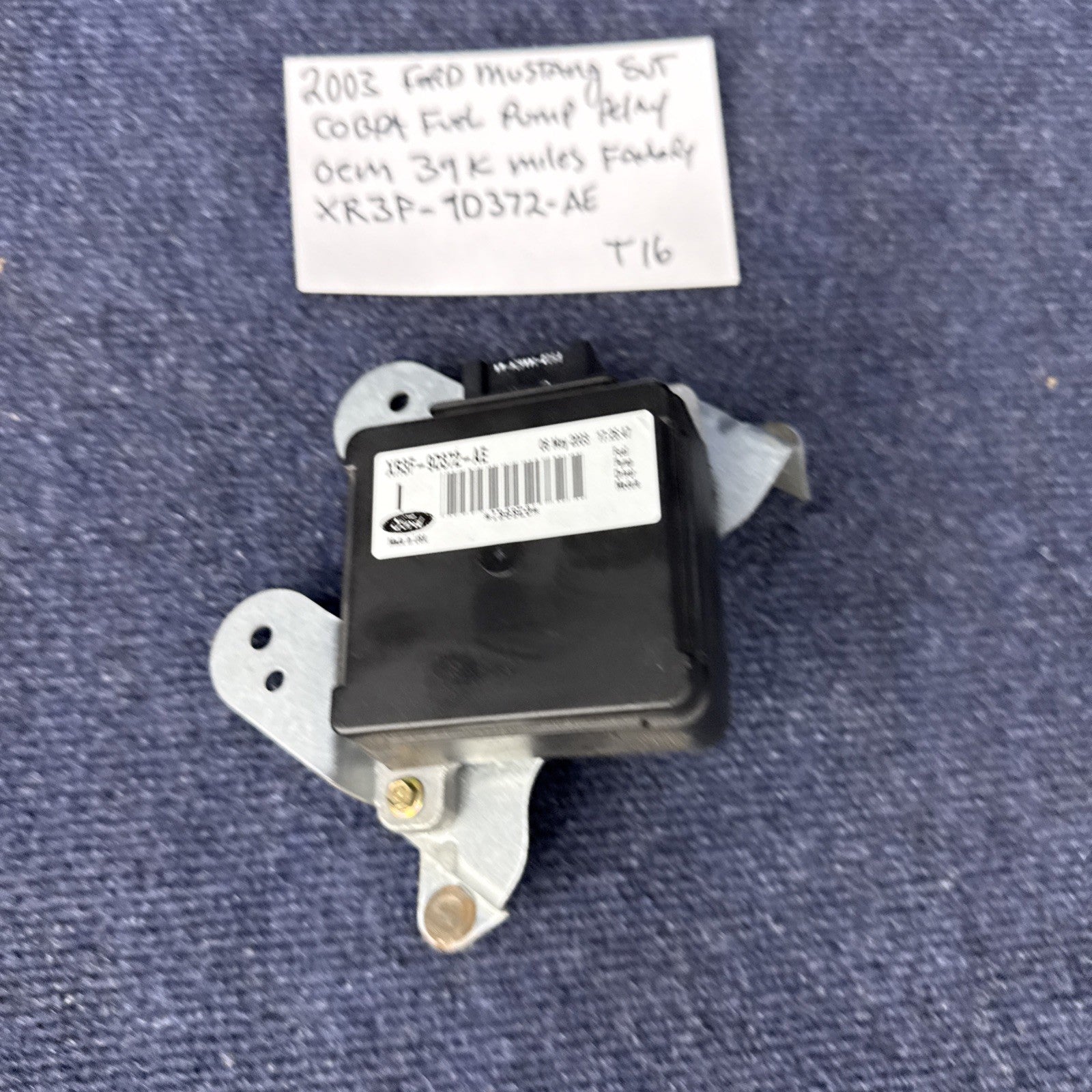 99-04 MUSTANG FUEL PUMP RELAY OEM FACTORY STOCK 99FS   XR3F-9D372-AE
