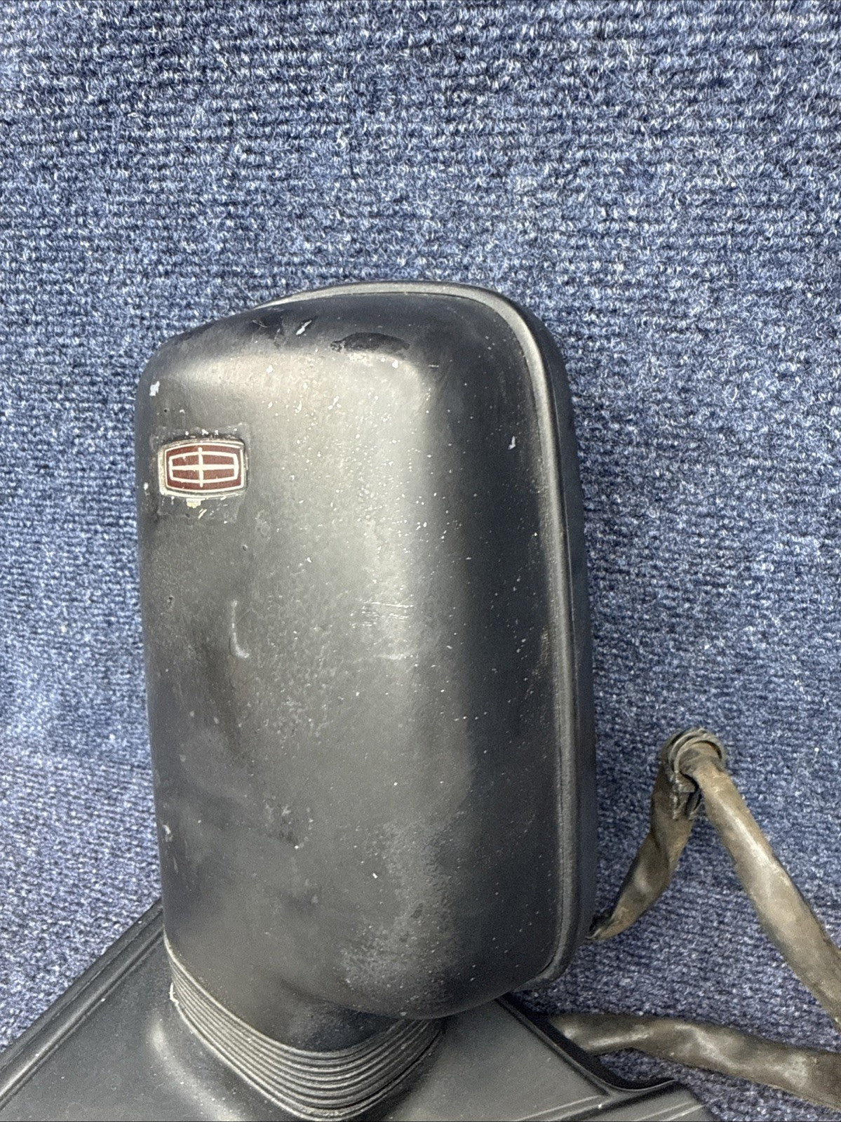 1984-1992 Lincoln Mark VII LSC Passenger Side Power Door Mirror Black Heated Rh