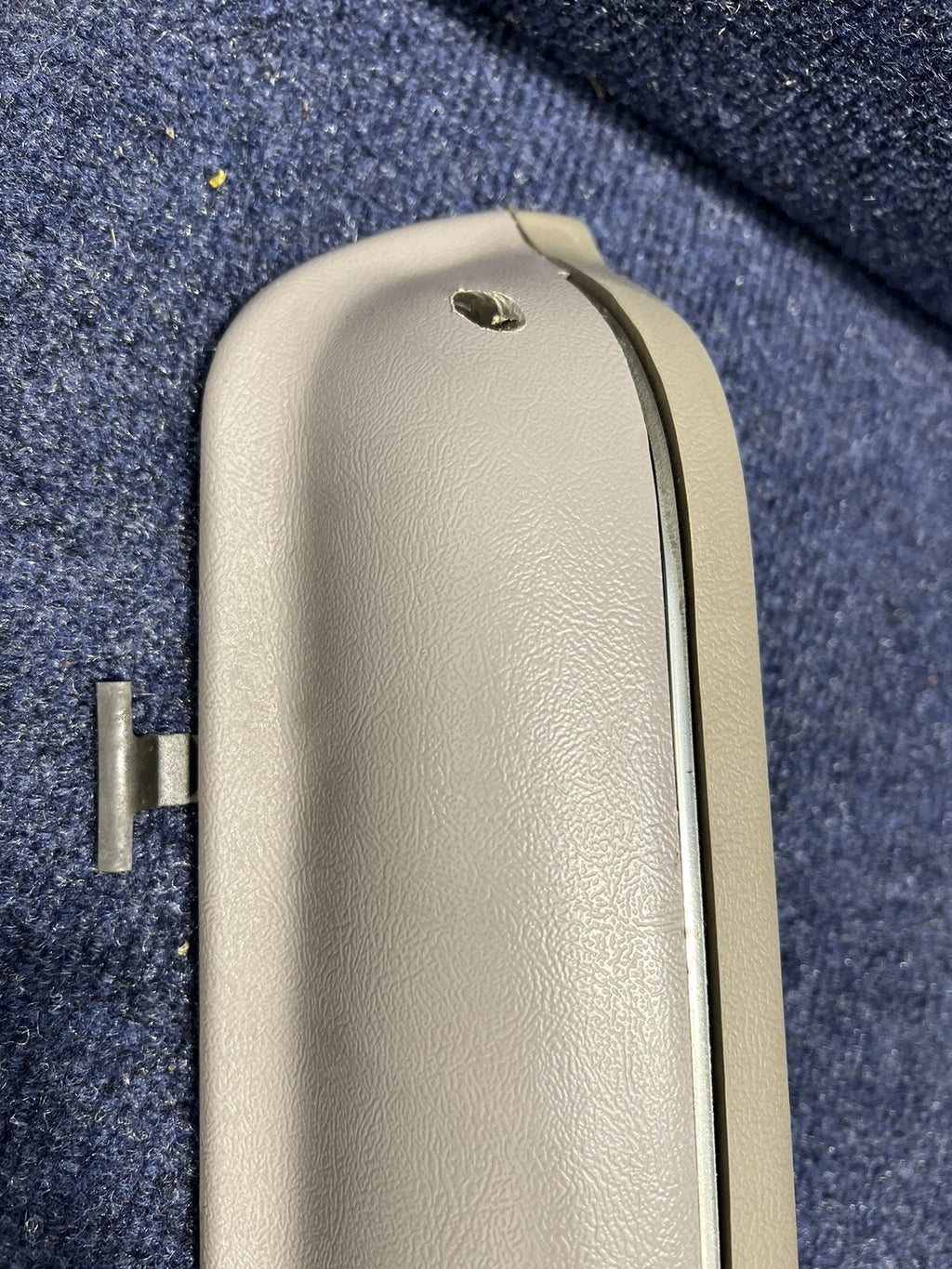 1987-1993 OEM Ford Mustang Grey Front Door Panel Armrests Pull Handle Factory 92