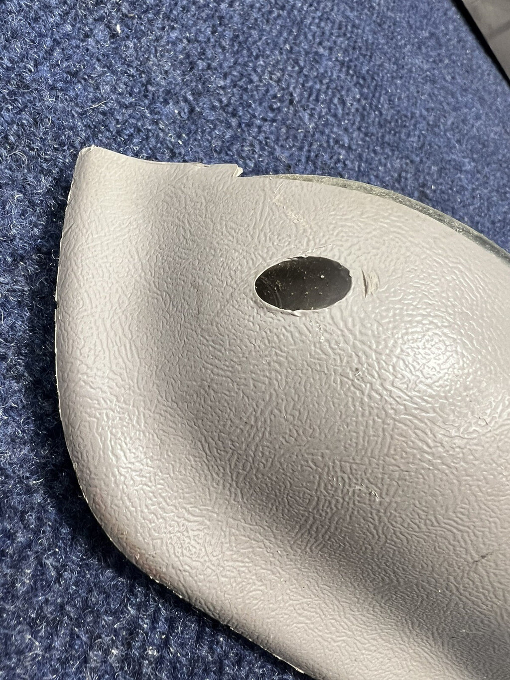 1987-1993 OEM Ford Mustang Grey Front Door Panel Armrests Pull Handle Factory 50