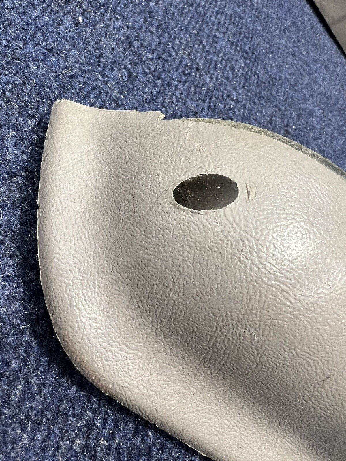 1987-1993 OEM Ford Mustang Grey Front Door Panel Armrests Pull Handle Factory 50