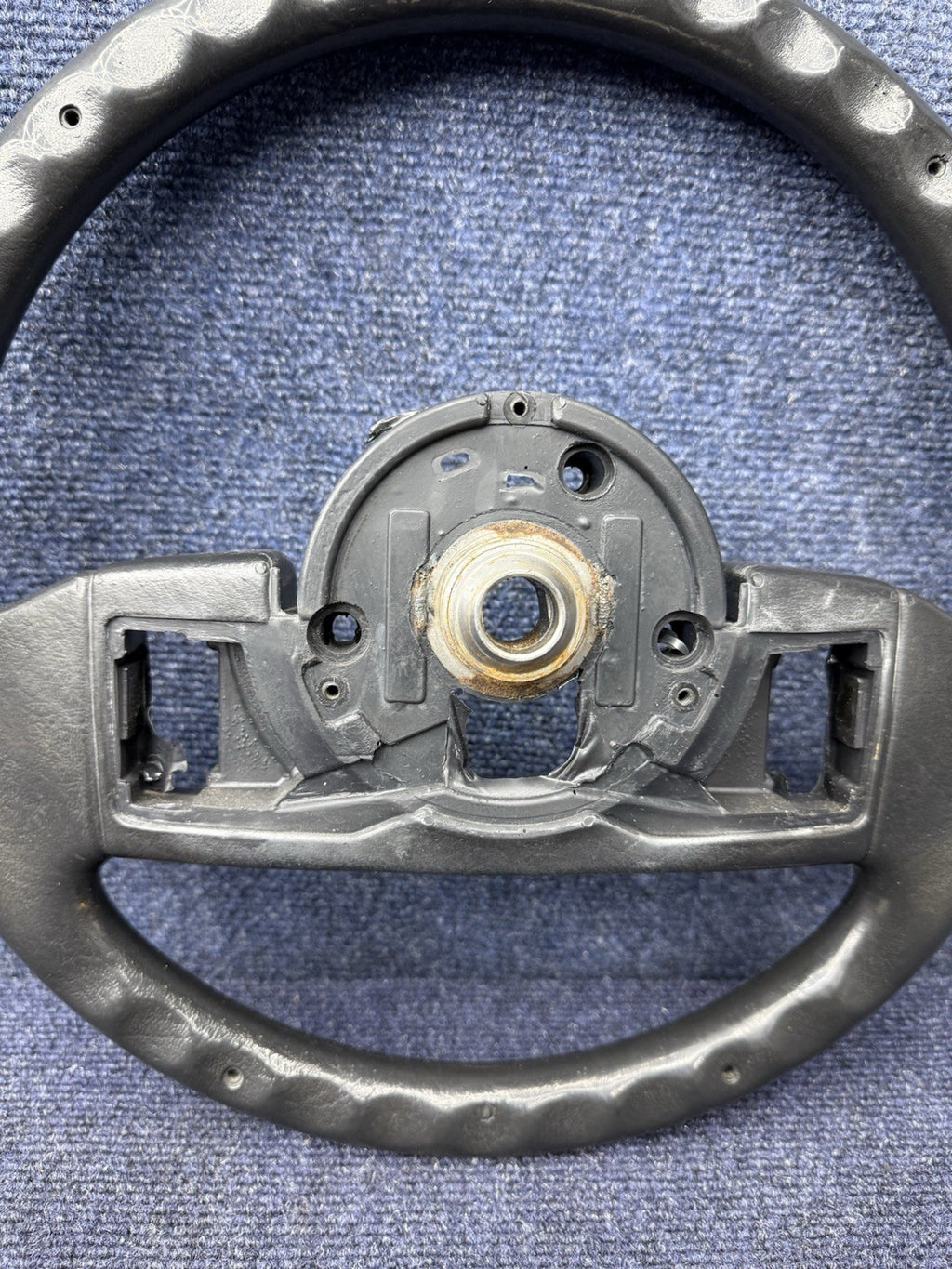1987-1989 FORD MUSTANG BLACK STEERING WHEEL 87 88 89 OEM GT LX 2 Spoke Factory