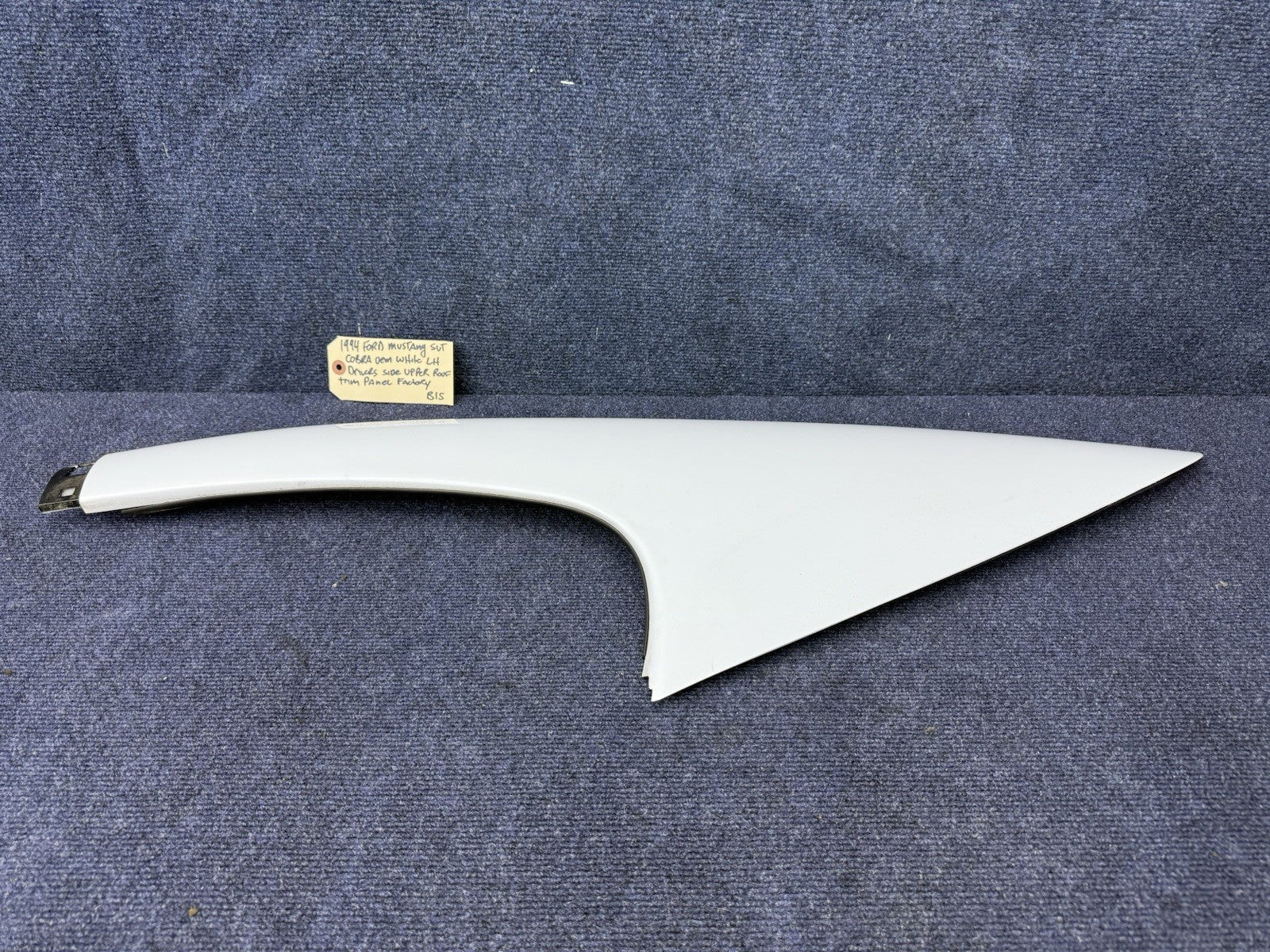 1994-1998 Mustang Svt Cobra Coupe Roof Rear Quarter Glass Trim Moulding - Driver
