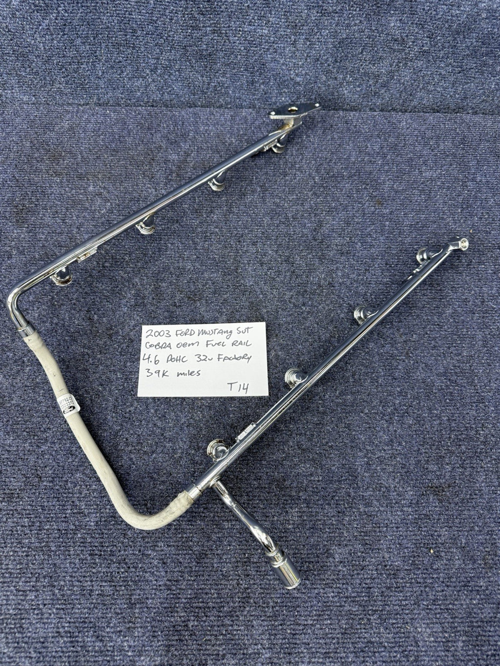 2003-2004 Ford Mustang SVT Cobra Fuel Rail OEM Factory 99-04 Terminator 4.6 DOHC