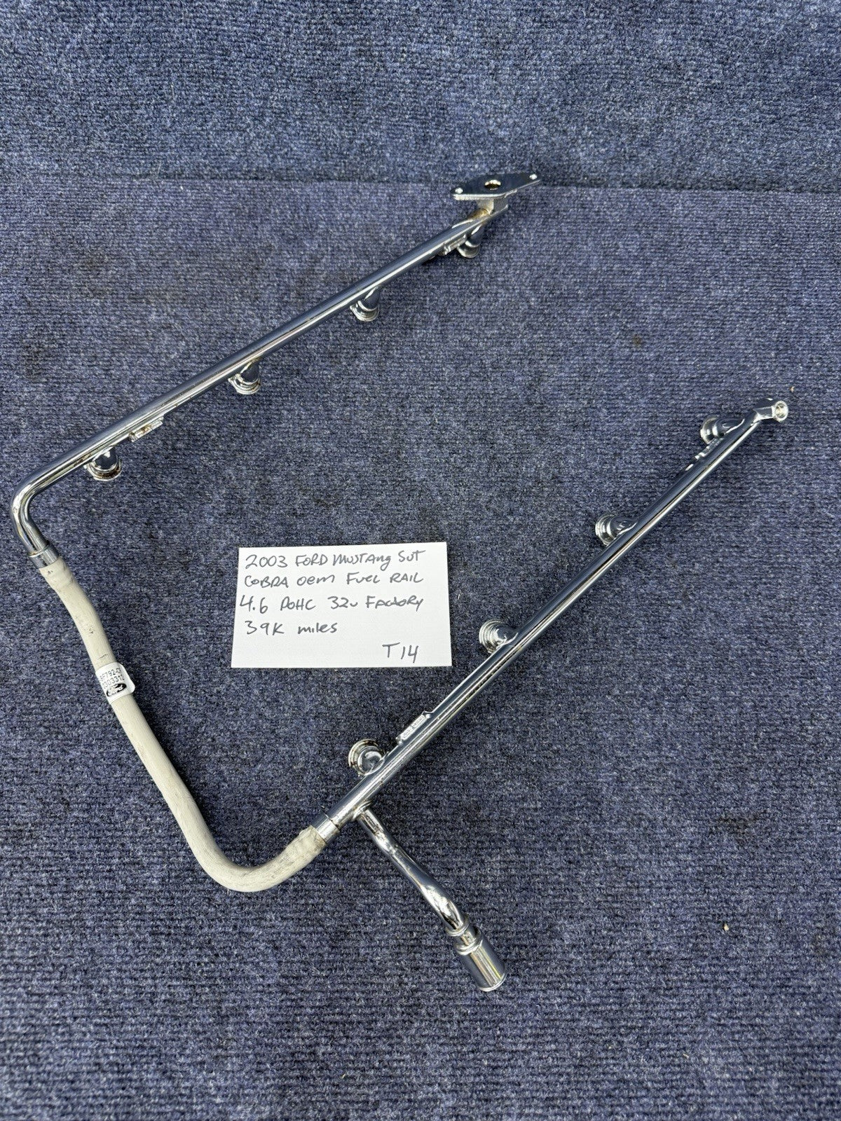 2003-2004 Ford Mustang SVT Cobra Fuel Rail OEM Factory 99-04 Terminator 4.6 DOHC