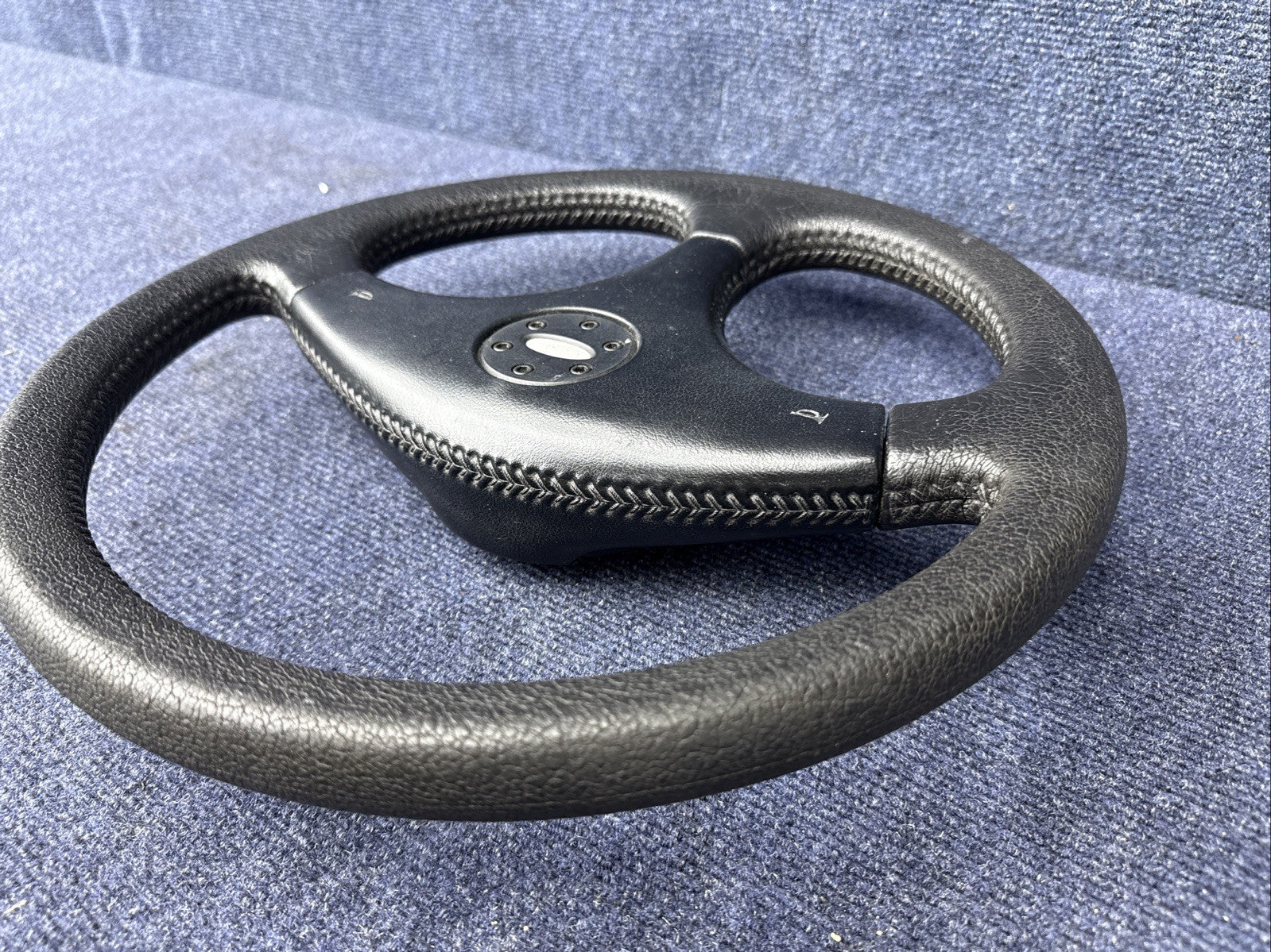1984 85 86 ford mustang GT350 SVO factory leather steering wheel OEM Ford MINT