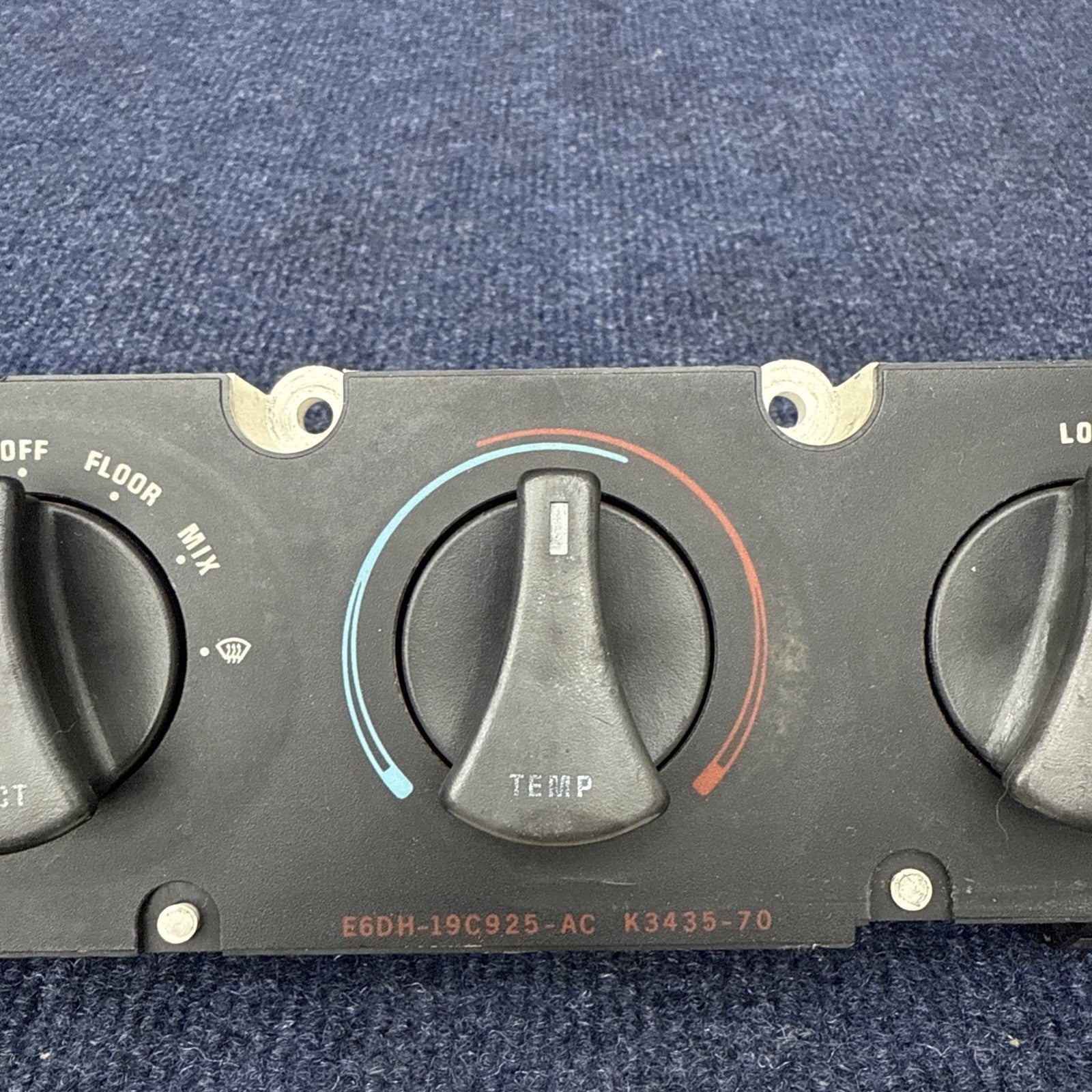 1987-1989 Ford Mustang Heater  A/C Climate Control OEM Foxbody E6DH-19C925-AC