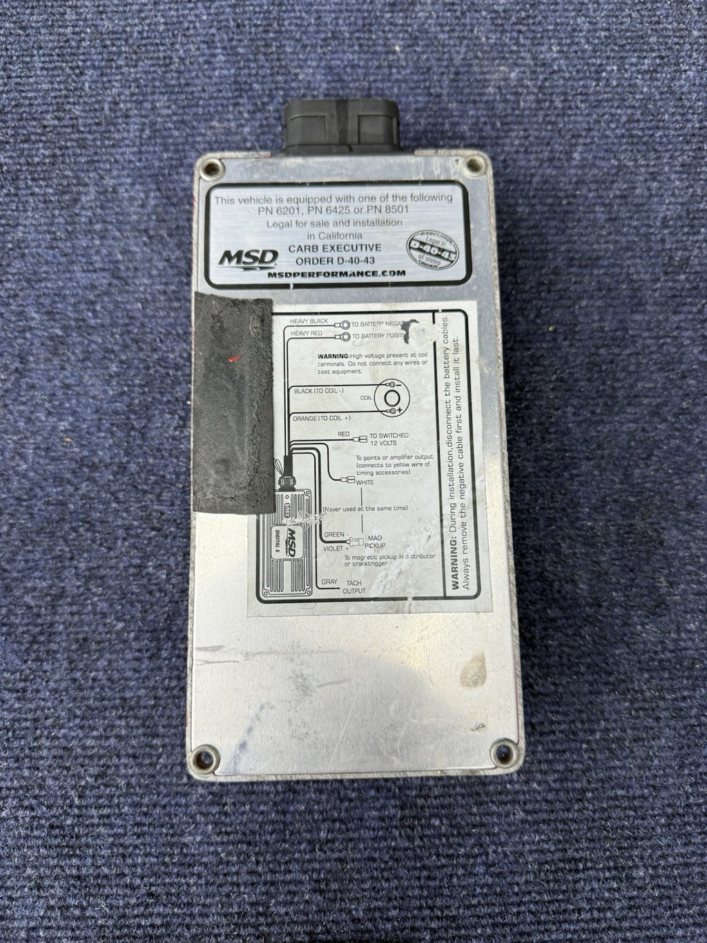 MSD 6A Ignition Digital Ignition Control PN 6201 Mustang Chevy Hotrod Ford Dodge