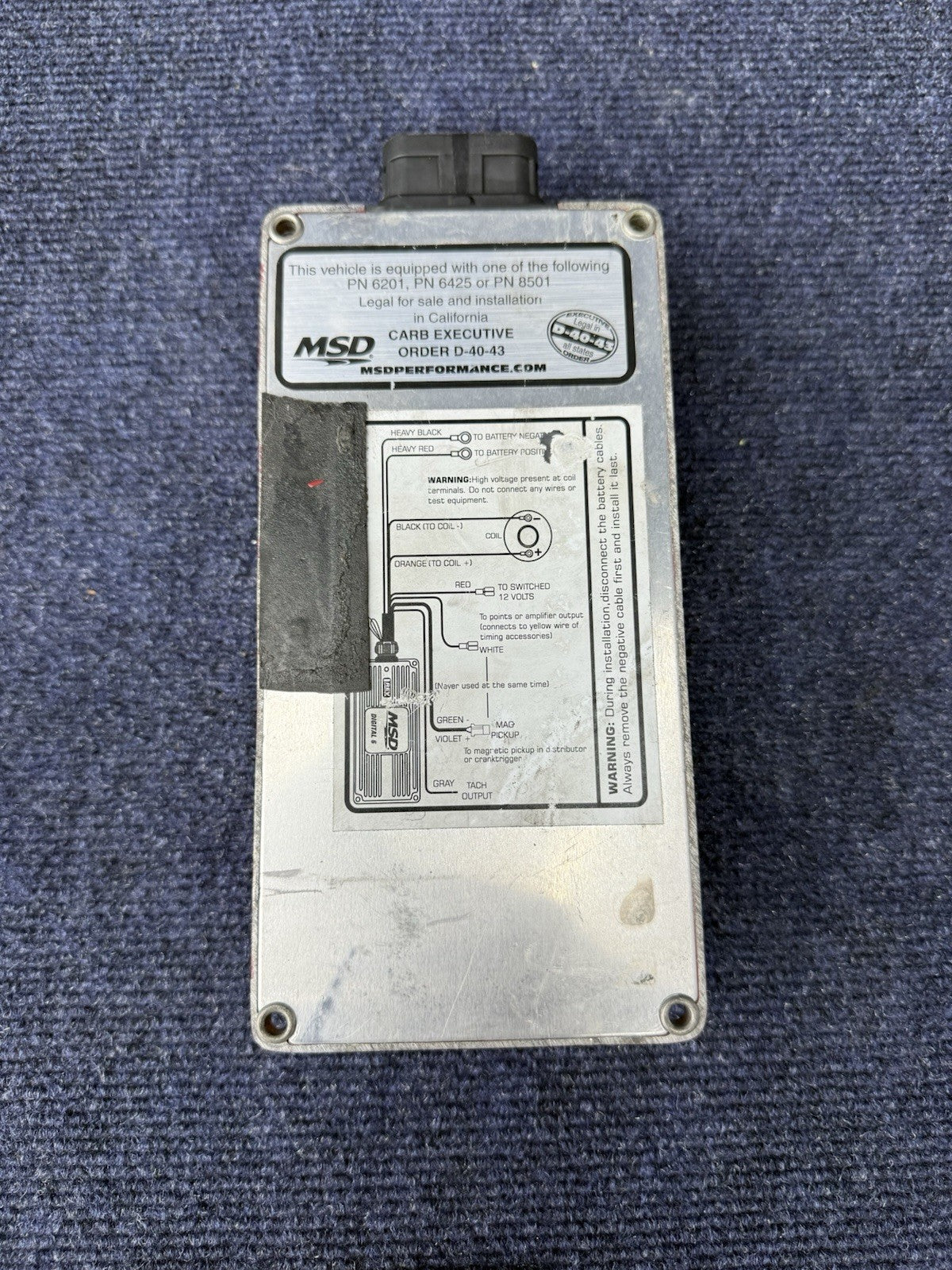 MSD 6A Ignition Digital Ignition Control PN 6201 Mustang Chevy Hotrod Ford Dodge