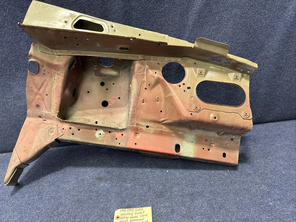 1987-1993 MUSTANG FENDER APRON METAL FRAME METAL SHOCK TOWER REPAIR Passenger Rh