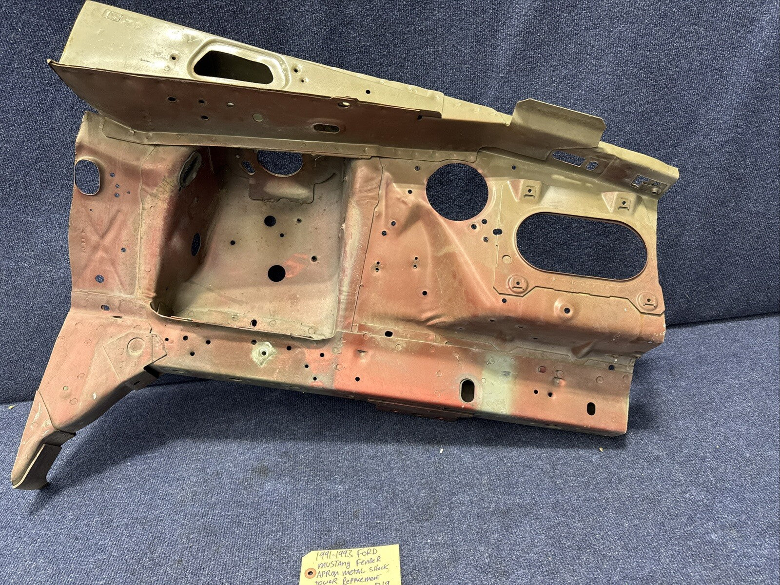 1987-1993 MUSTANG FENDER APRON METAL FRAME METAL SHOCK TOWER REPAIR Passenger Rh