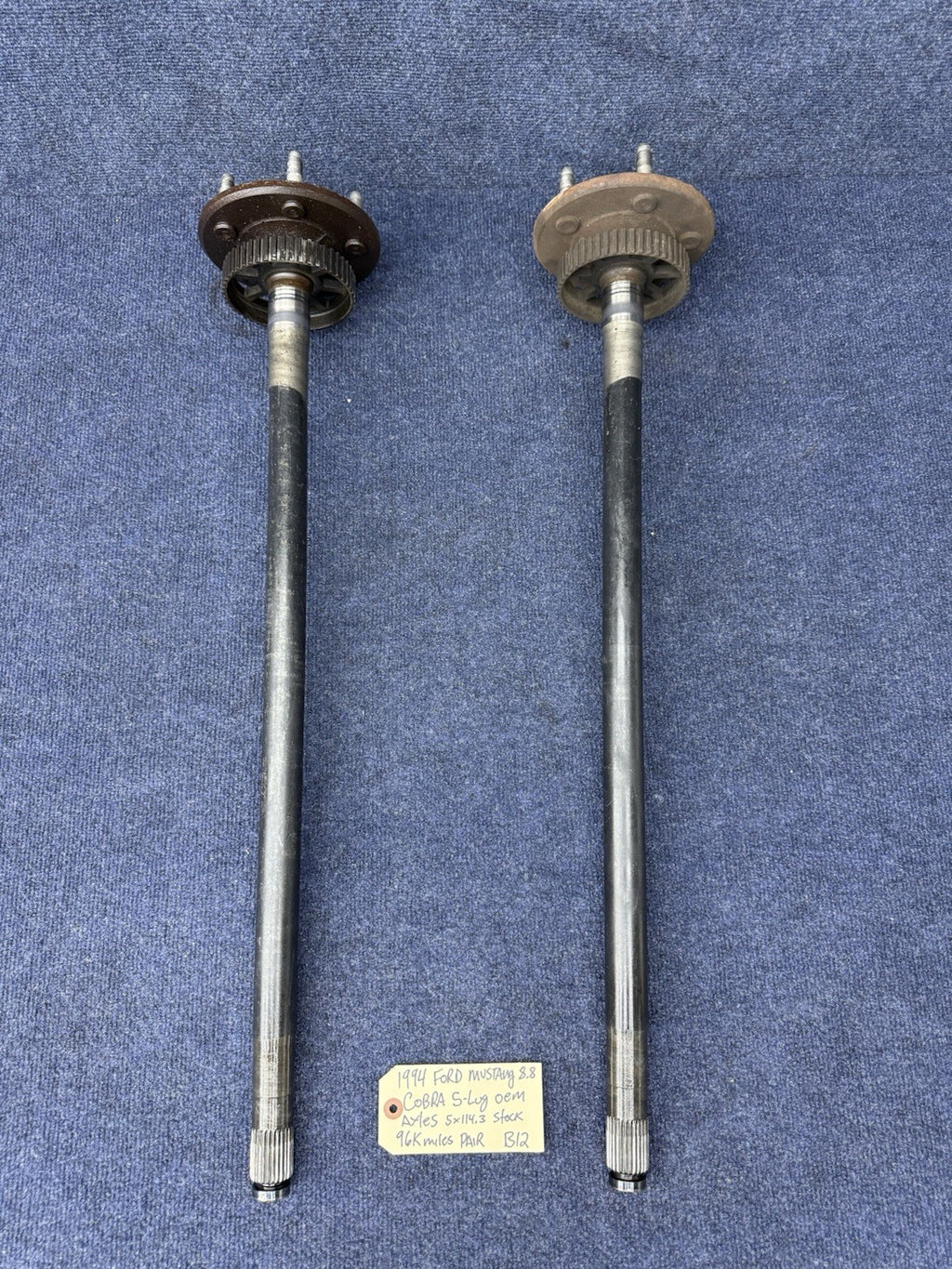 5 Lug Rear Axle Shaft OEM FORD V8 5.0 1994 - 1998 8.8  Mustang Pair 5x114.3 Sn95