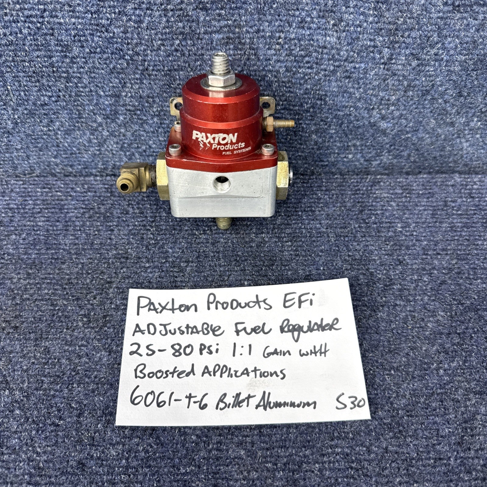 Paxton Superchargers Fuel Pressure Regulator Ford Mustang 5.0L  Efi 25-80psi 1:1