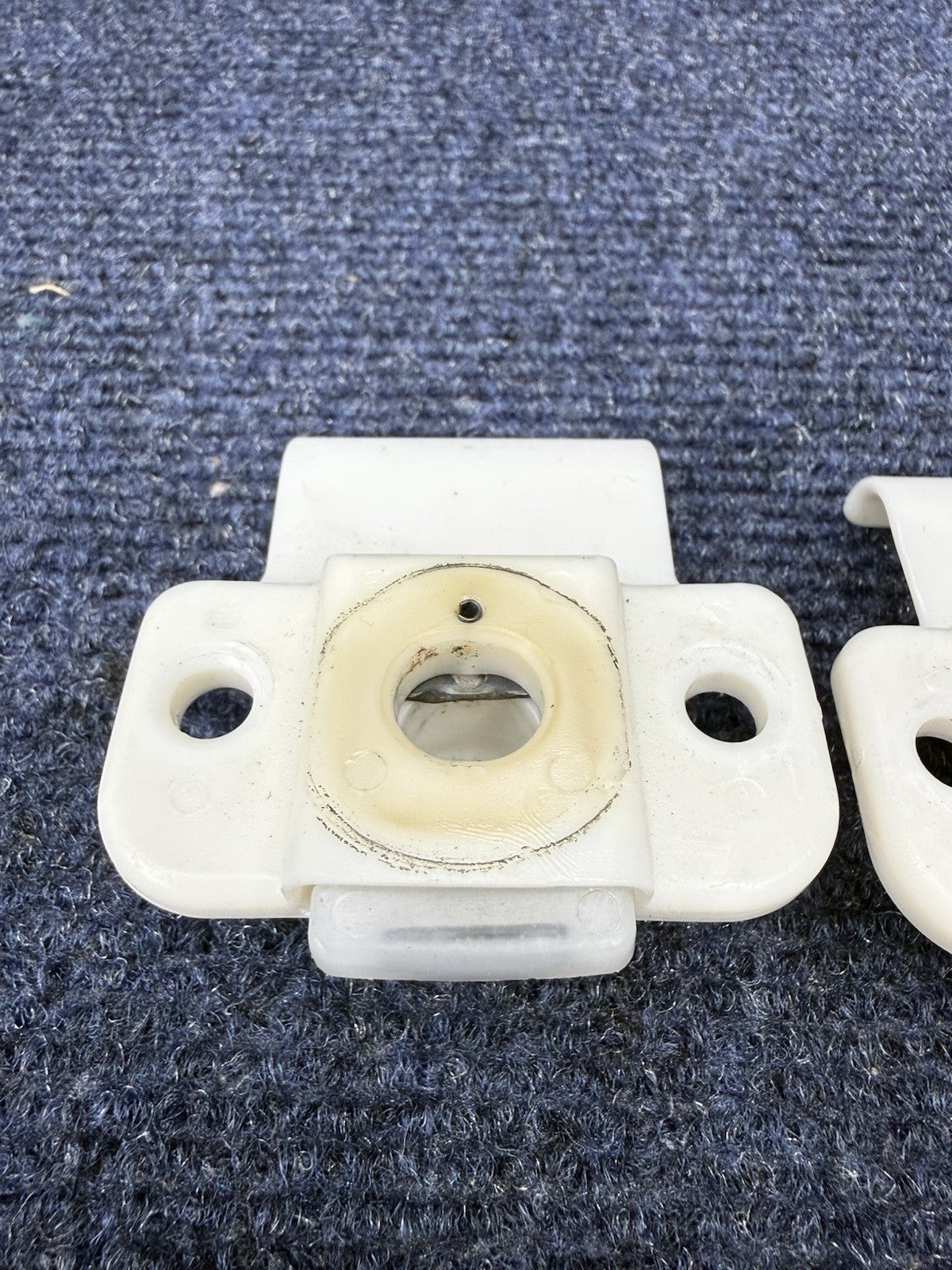 1994-1998 Ford Mustang Lower Rear Seat Retainers Brackets Hardware OEM Factory