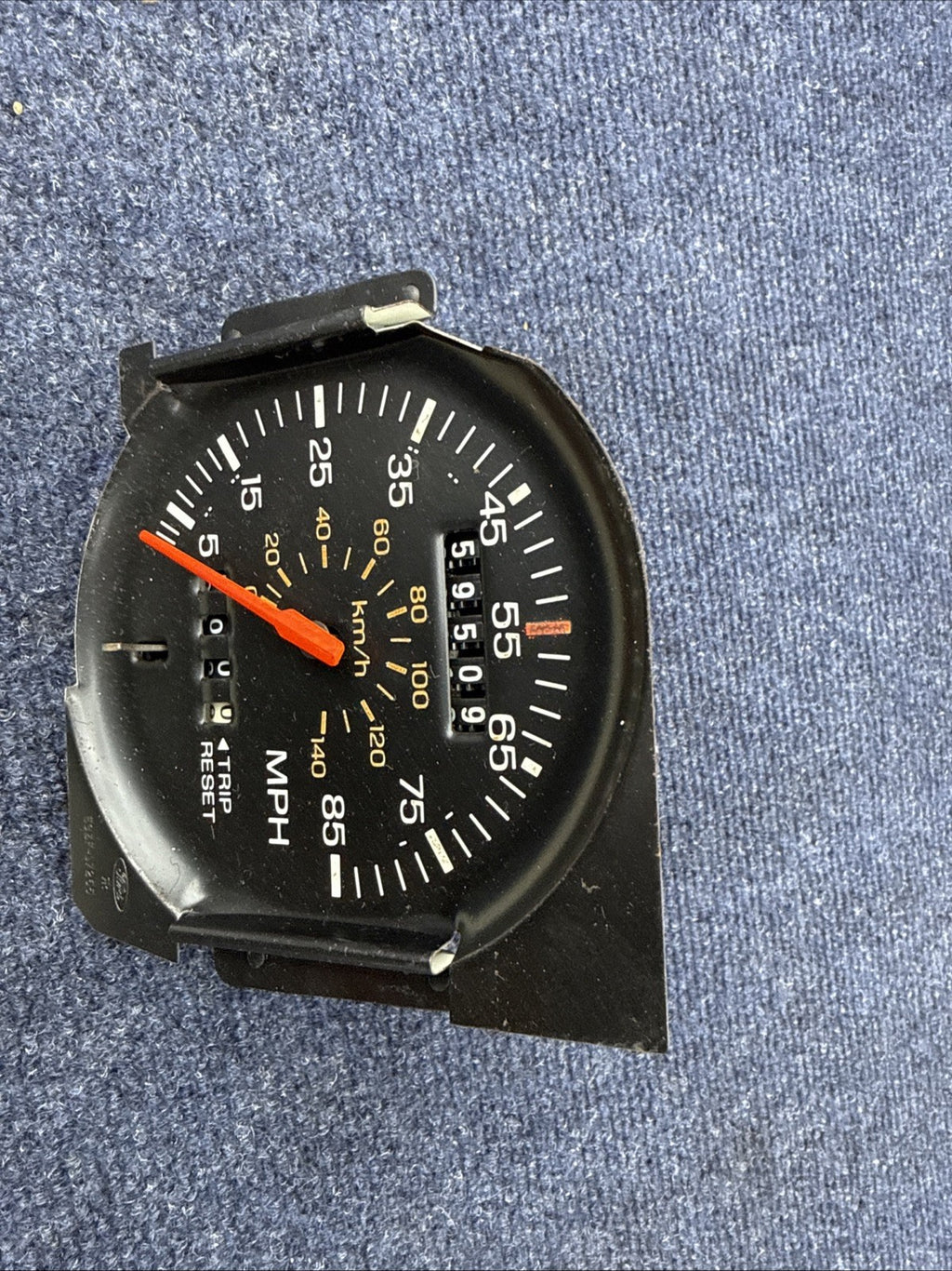 1983-1986 Ford Mustang 85mph Speedometer Gauge for Restoration or New Overlay