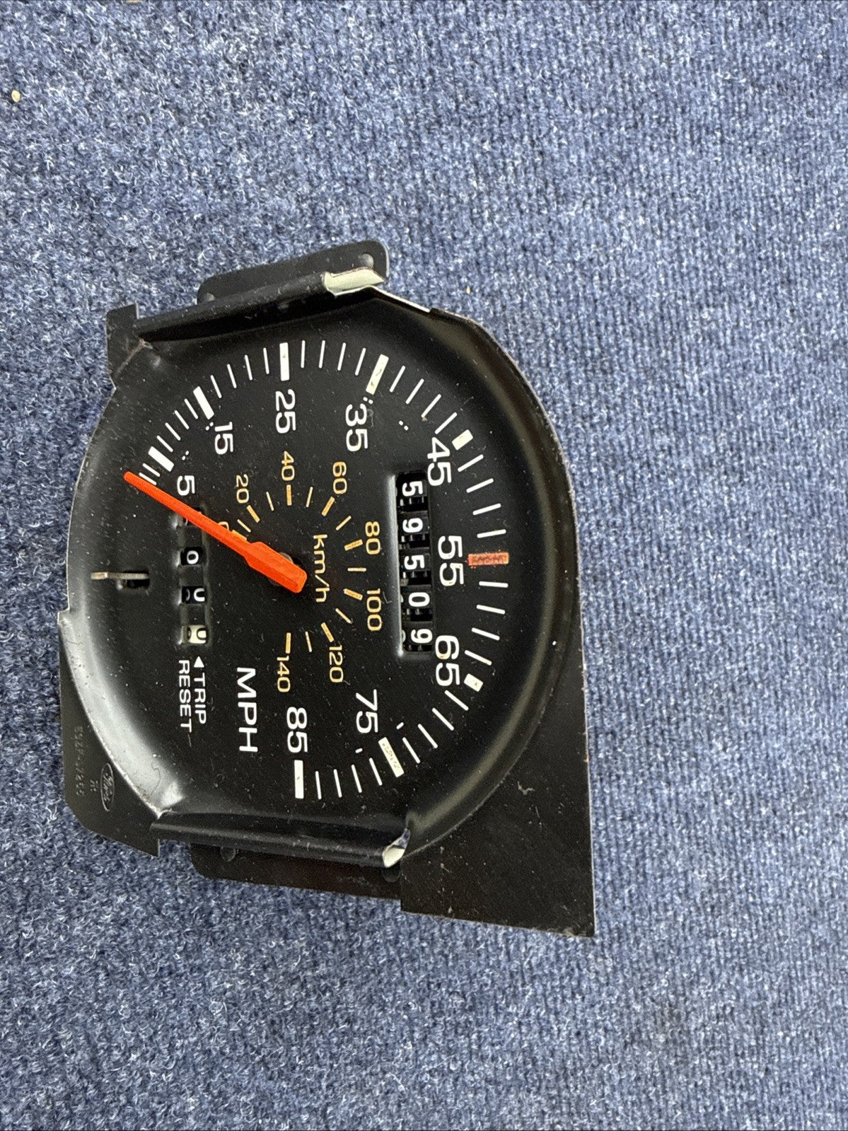 1983-1986 Ford Mustang 85mph Speedometer Gauge for Restoration or New Overlay