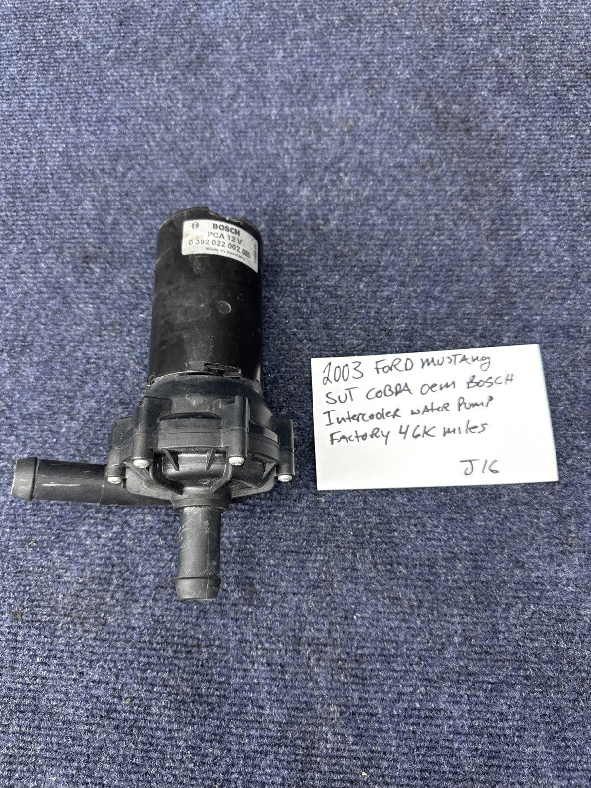 2003-2004 Ford Mustang SVT Cobra OEM Heat Exchanger Pump Factory Bosch 12v 46k