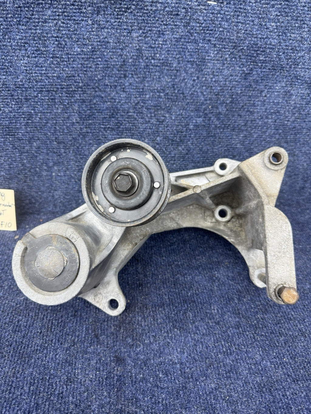 85-93 Ford Mustang Alternator Bracket Front Belt Accessory Smog Tensioner OEM V8