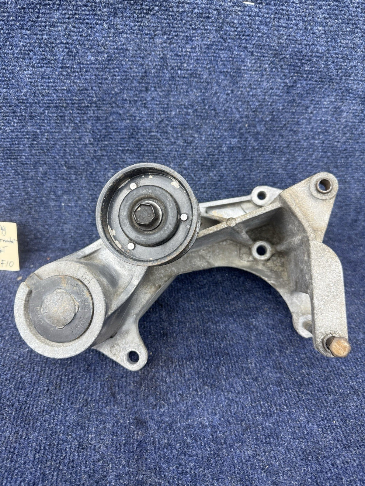 85-93 Ford Mustang Alternator Bracket Front Belt Accessory Smog Tensioner OEM V8