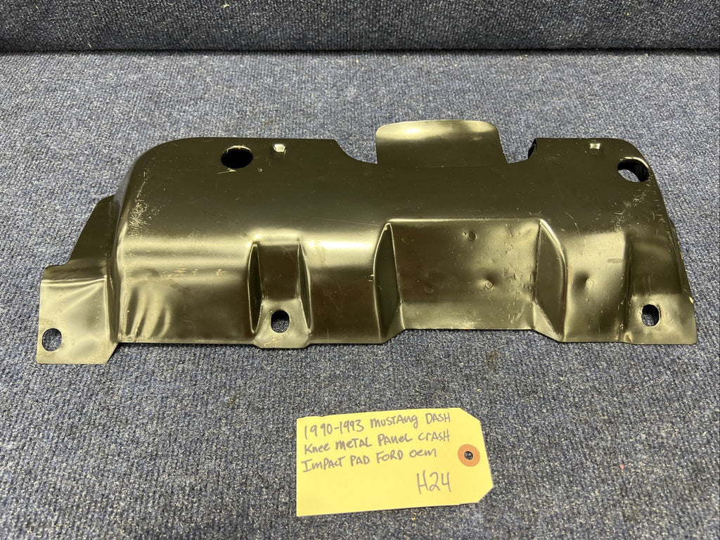 1990-1993 Ford Mustang Dash Knee Pad Bolster Metal Panel Steel Crash Impact