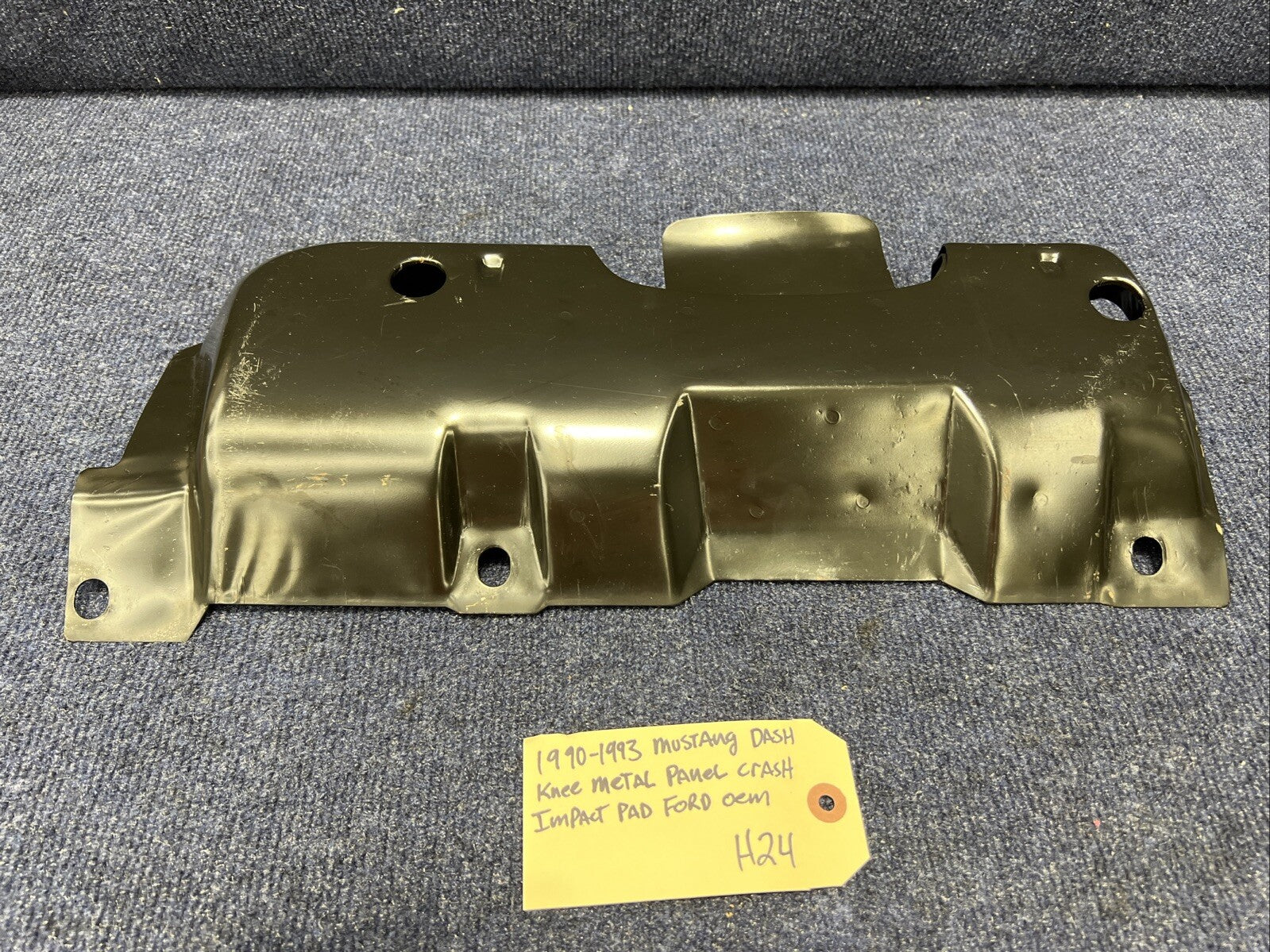 1990-1993 Ford Mustang Dash Knee Pad Bolster Metal Panel Steel Crash Impact