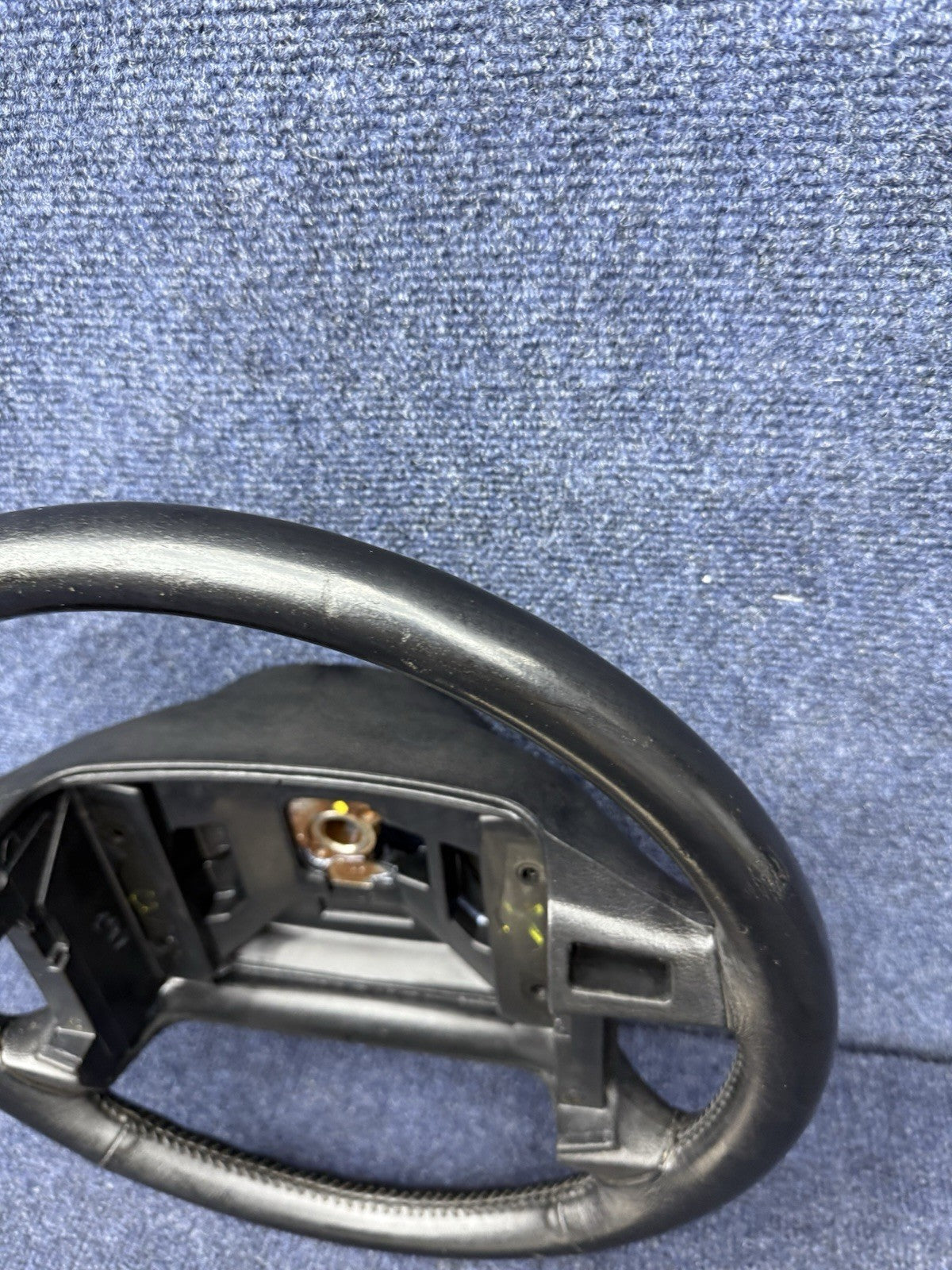 90-93 Ford Mustang Black Steering Wheel Leather  Factory OEM Coupe Hatch Stock