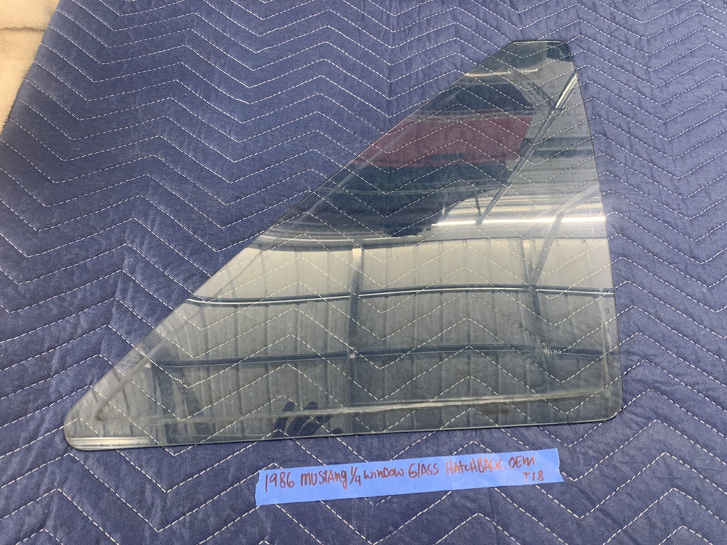 79 80 81 82 83 84 85 86 Ford Mustang Hatchback Right Rear 1/4 Glass GT Passenger