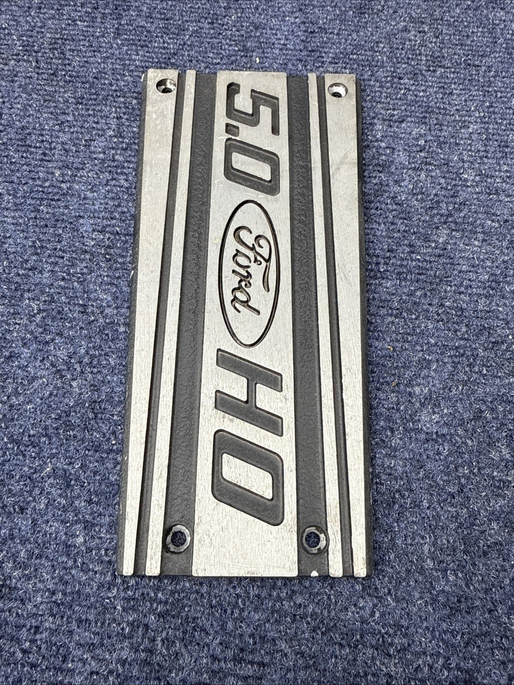 86-87-93 Ford Mustang Factory Upper Intake Manifold Plaque Cover 5.0 V8 OEM GT 