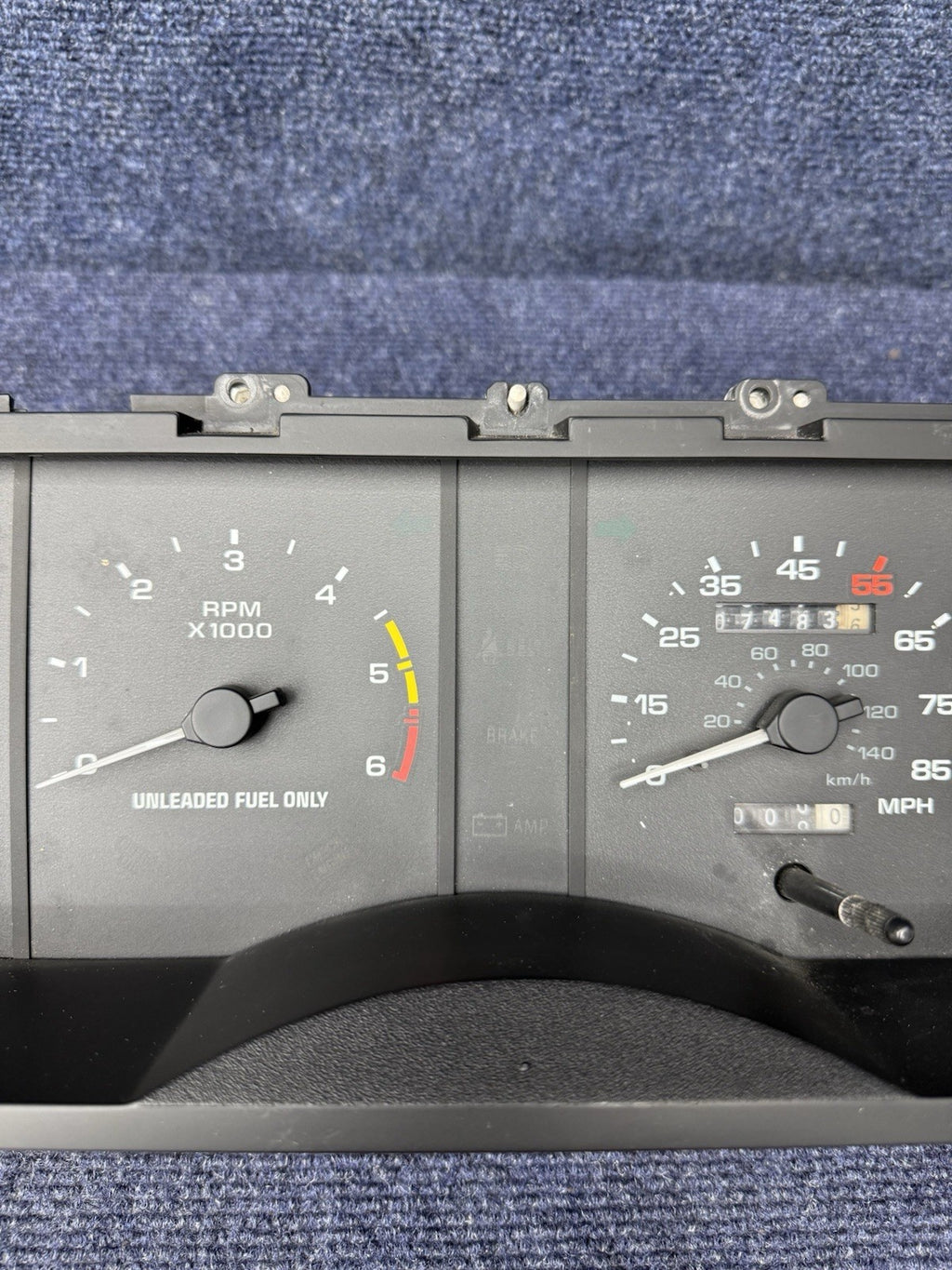 1987-1989 MUSTANG V8 85MPH 6k Rpm GAUGE INSTRUMENT CLUSTER FORD Oem Gt Lx Anti