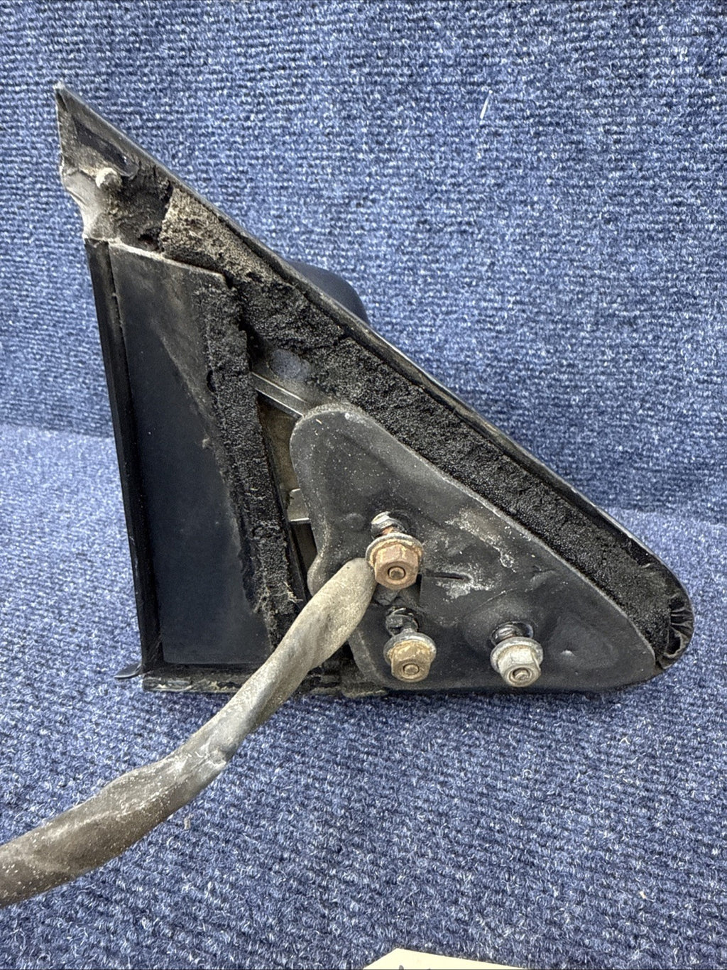 1984-1992 Lincoln Mark VII LSC Driver Side Left Power Door Mirror Black Heated