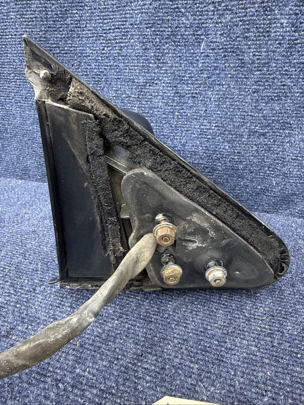1984-1992 Lincoln Mark VII LSC Driver Side Left Power Door Mirror Black Heated