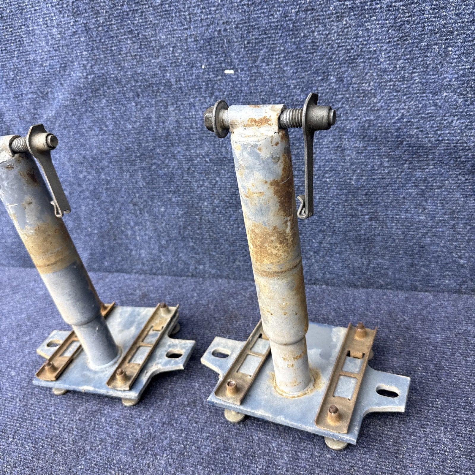 87-89 Ford Mustang Front Bumper Shock Absorbers Impact Crash Core Support Bars