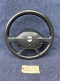 GENUINE Ford 1986 Lincoln Black Leather Steering Wheel w/Controls Mark VII Lsc