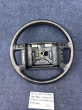 90-93 Ford Mustang Black Steering Wheel Leather  Factory OEM Coupe Hatch Stock