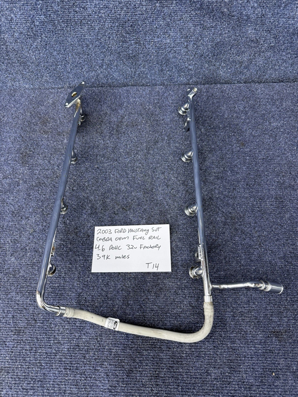 2003-2004 Ford Mustang SVT Cobra Fuel Rail OEM Factory 99-04 Terminator 4.6 DOHC