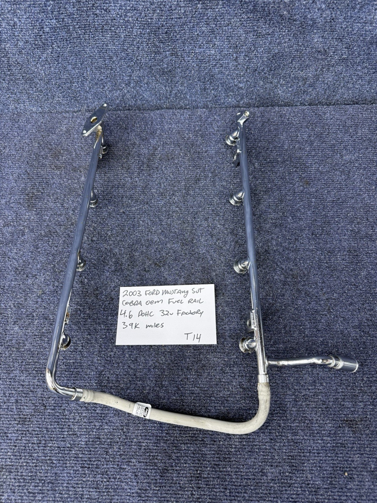 2003-2004 Ford Mustang SVT Cobra Fuel Rail OEM Factory 99-04 Terminator 4.6 DOHC