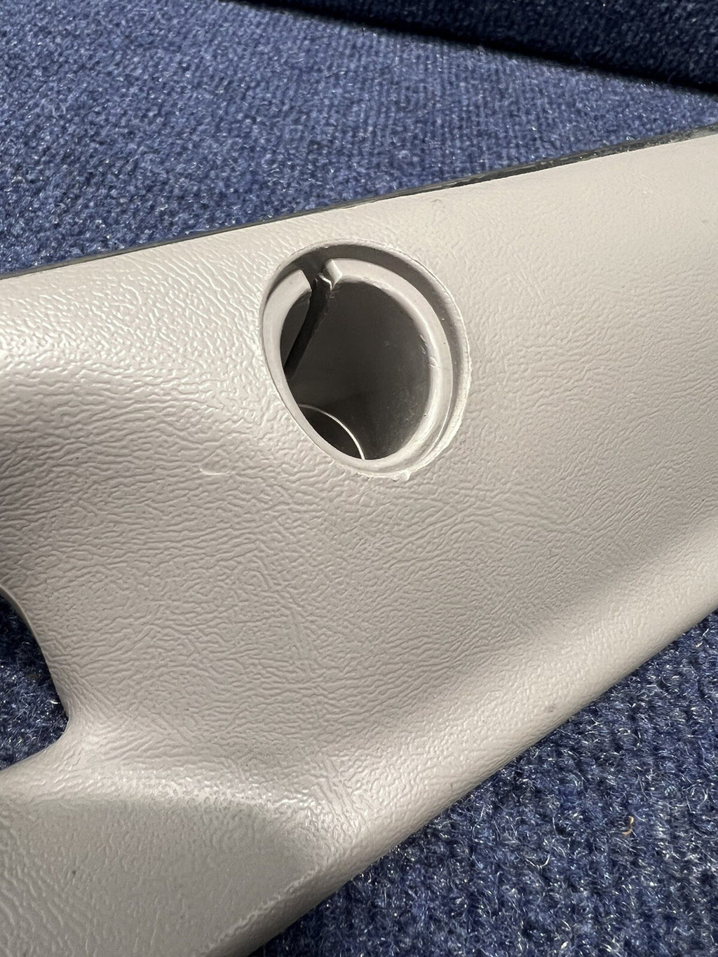 1987-1993 OEM Ford Mustang Grey Front Door Panel Armrests Pull Handle Factory 50