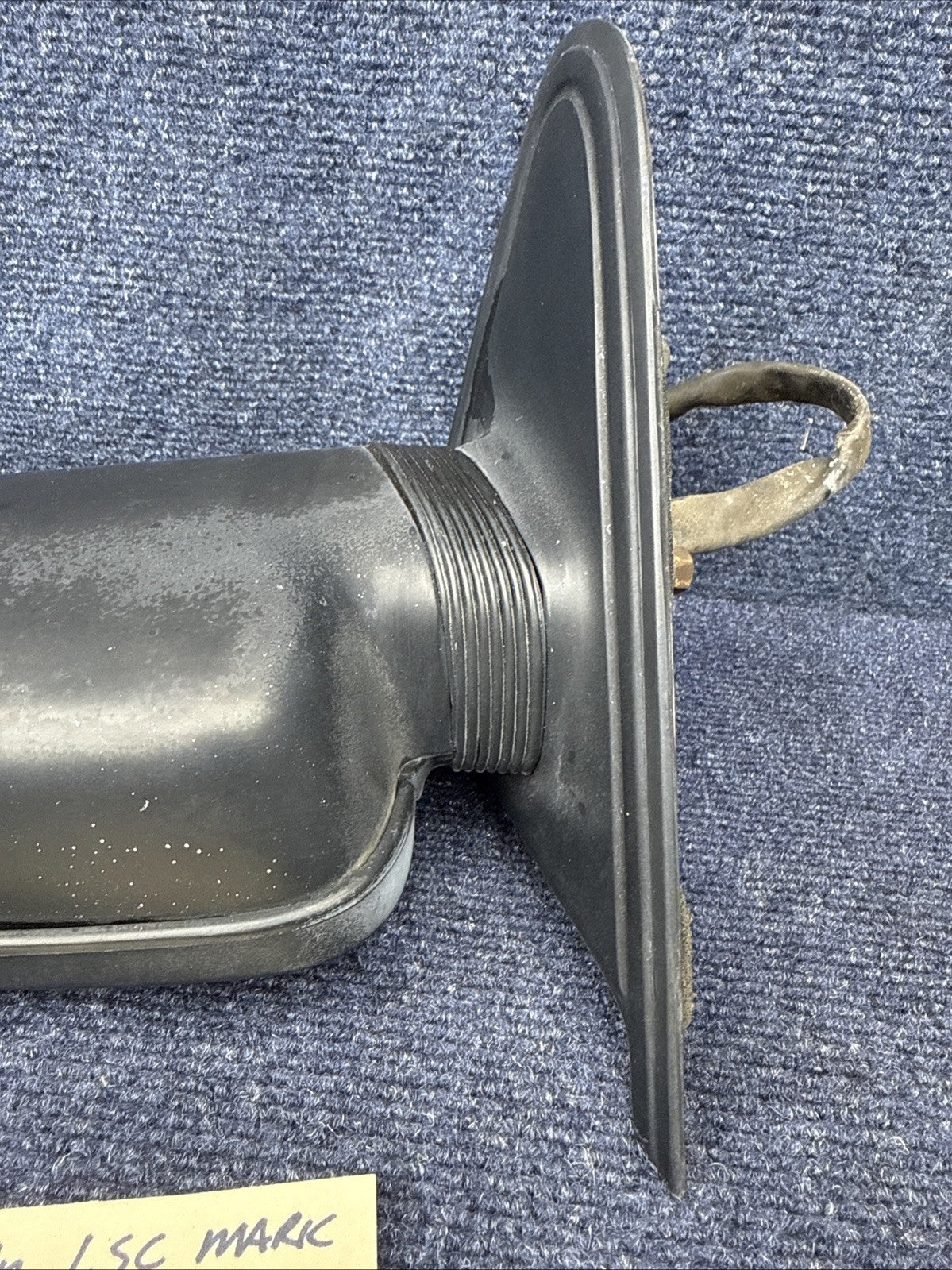 1984-1992 Lincoln Mark VII LSC Driver Side Left Power Door Mirror Black Heated
