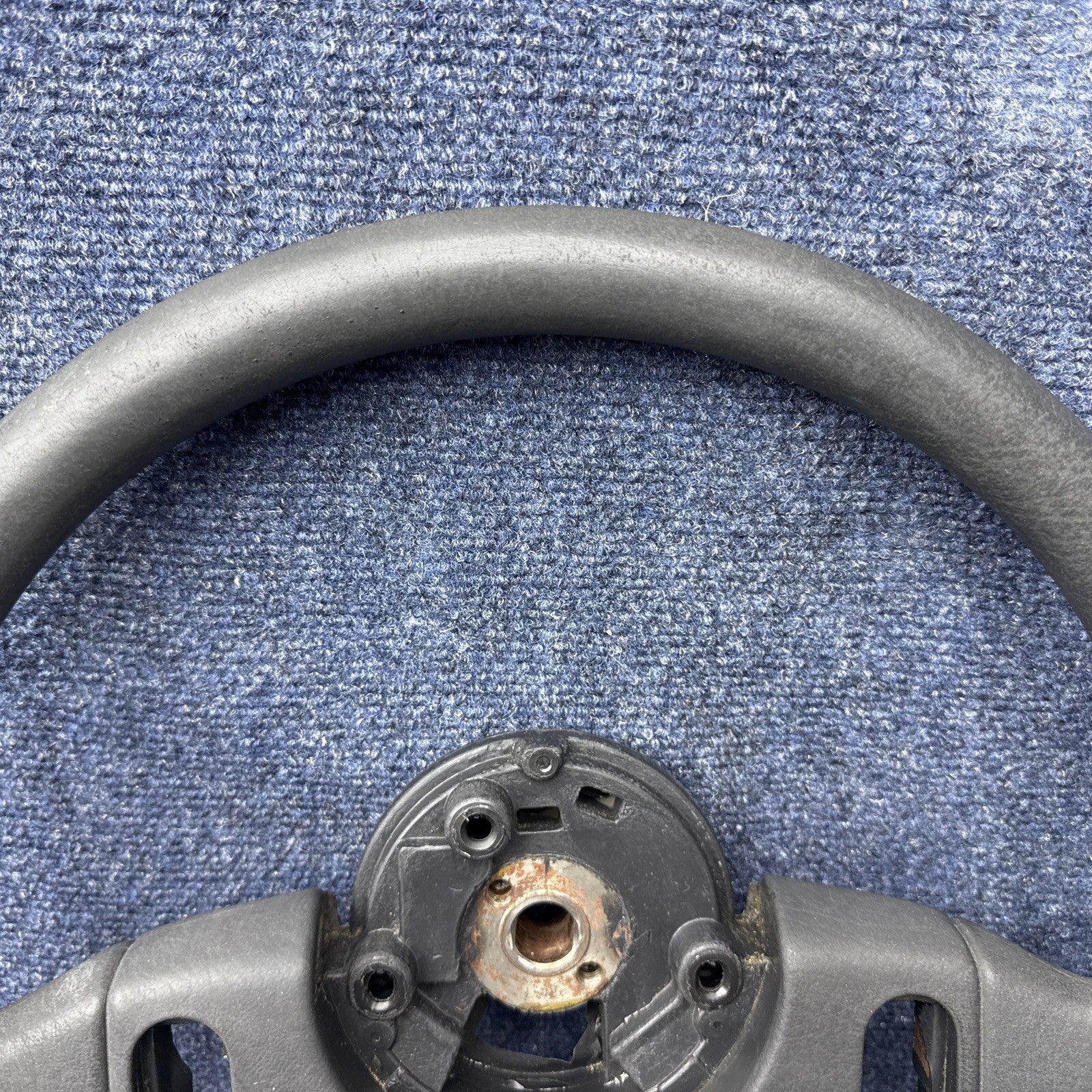 1987-1989 FORD MUSTANG BLACK STEERING WHEEL 87 88 89 OEM GT LX 2 Spoke Factory