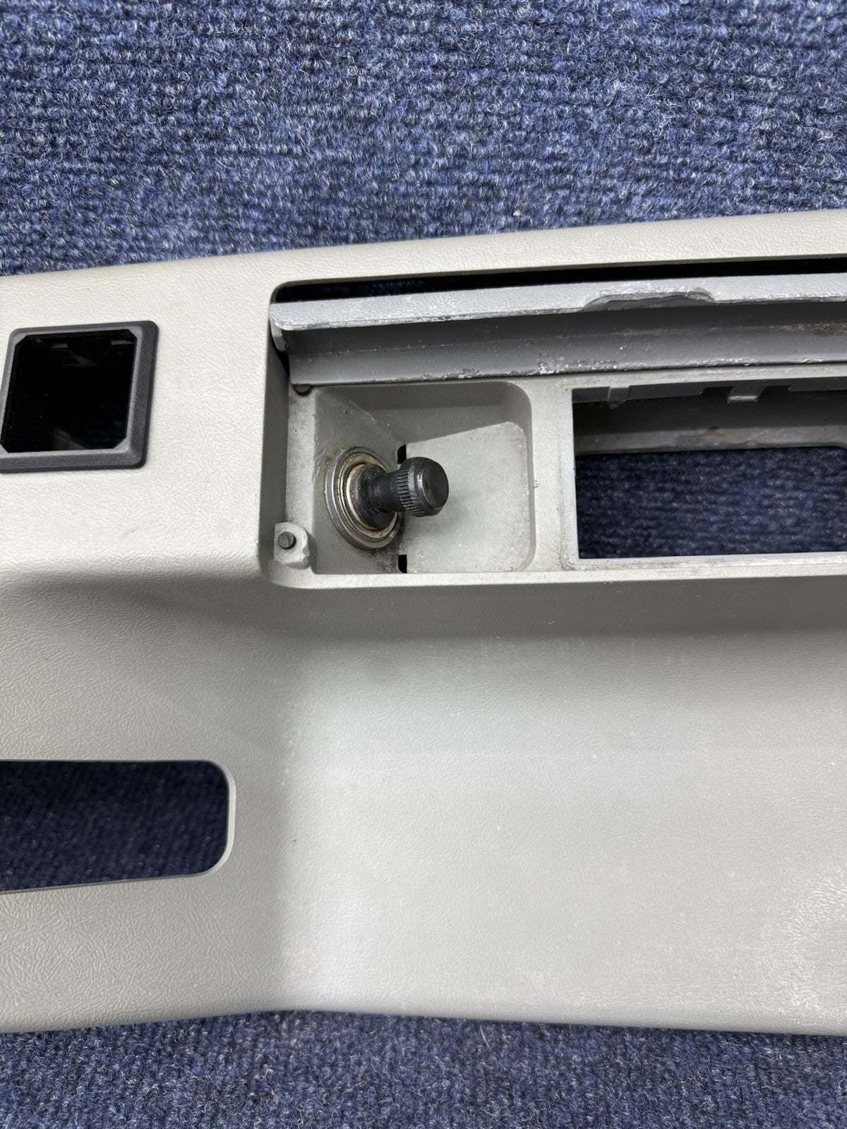 87-93 Ford Mustang Factory Gray Ashtray Center Console Frame w/ Door OEM Lx Gt