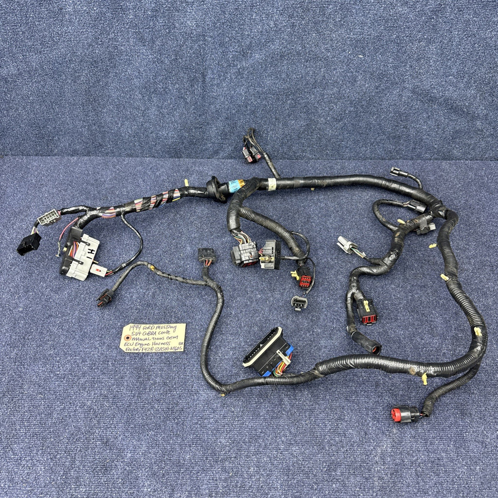 1994 Ford Mustang Cobra Svt Engine Computer Wiring Harness F4zb-12a581-n160s BR