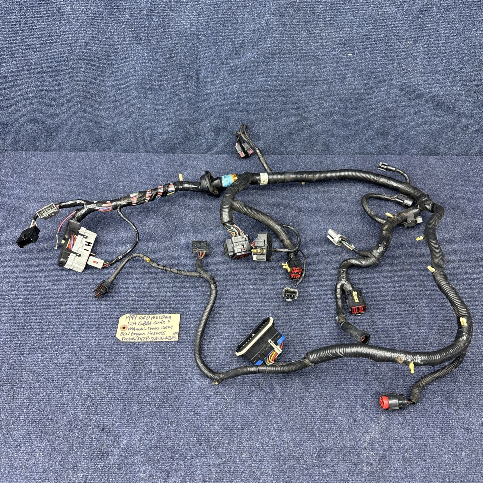 1994 Ford Mustang Cobra Svt Engine Computer Wiring Harness F4zb-12a581-n160s BR