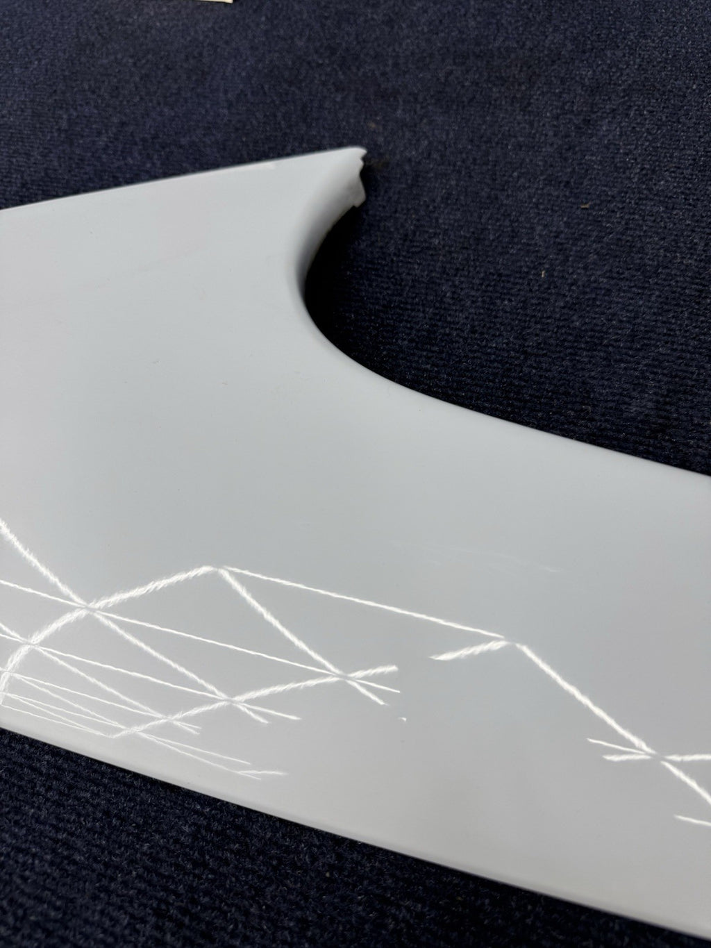 1994-1998 Mustang Svt Cobra Coupe Roof Rear Quarter Glass Trim Moulding - Driver